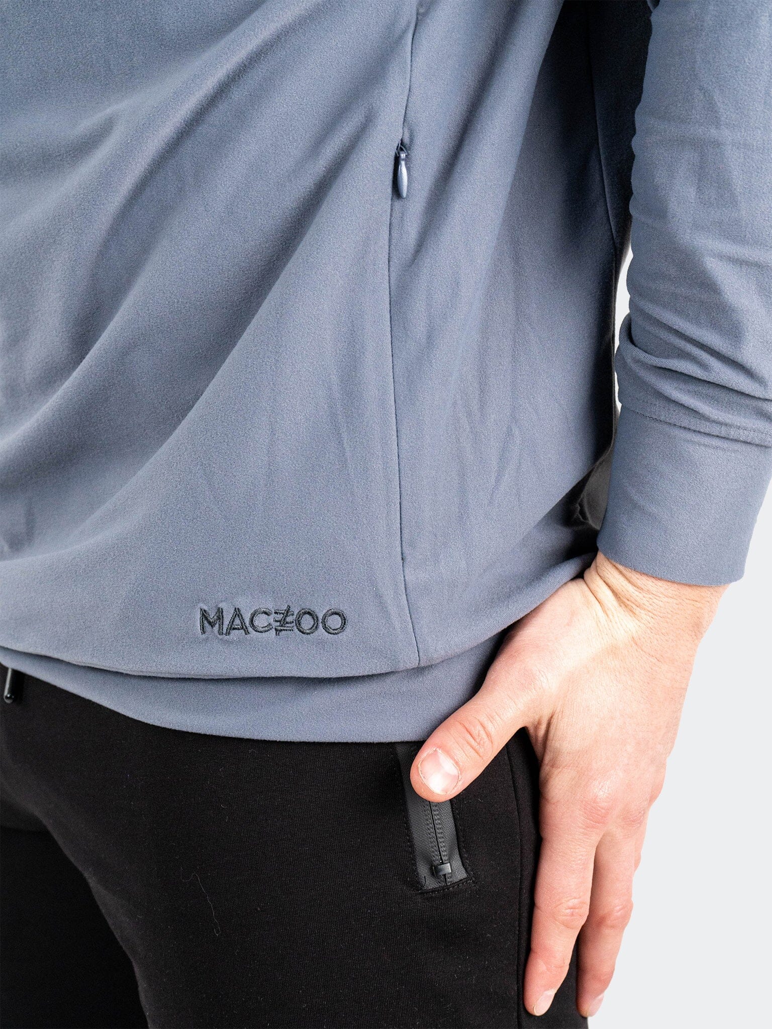 Acciaio Grey Hoodie