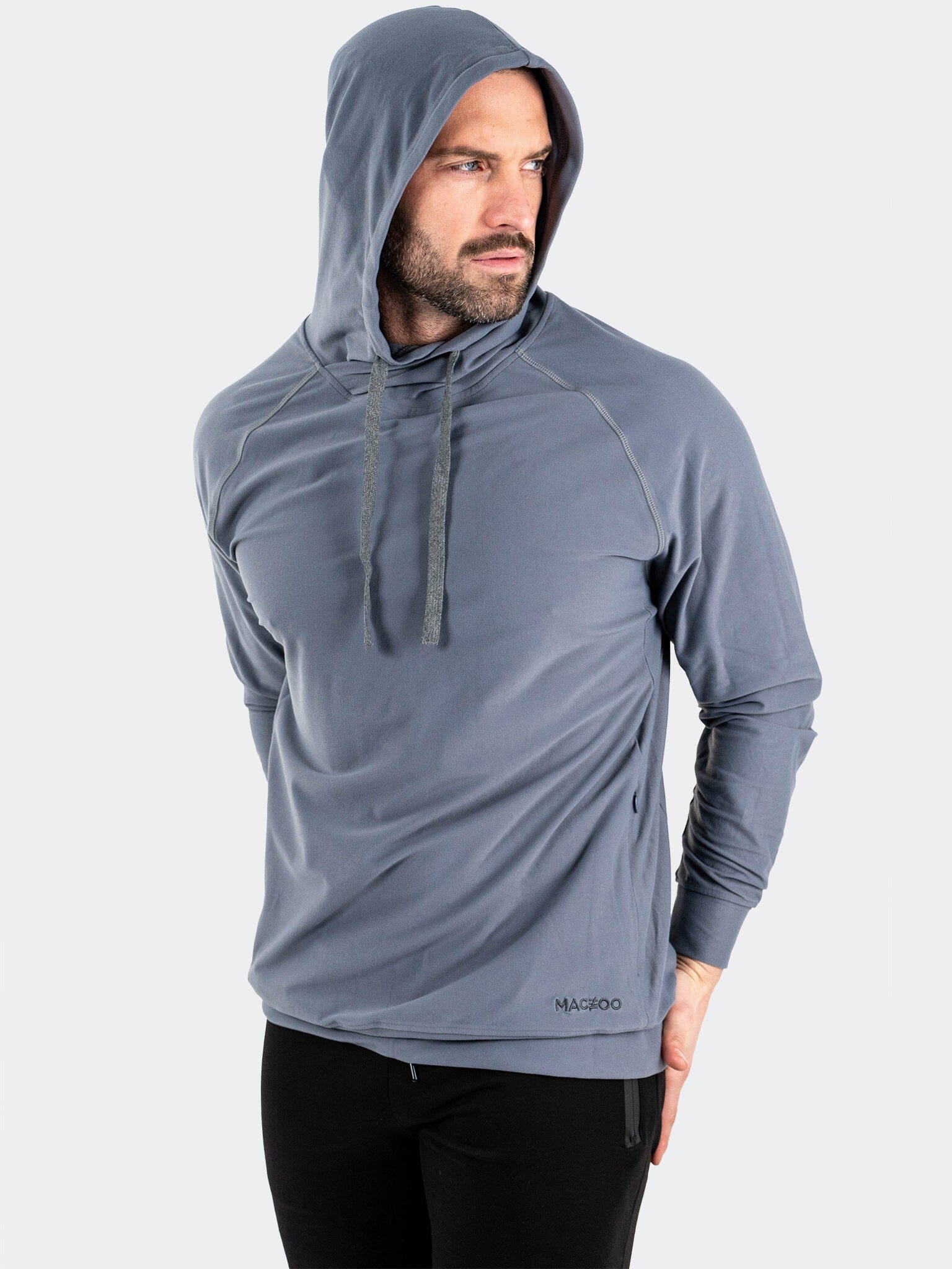 Acciaio Grey Hoodie