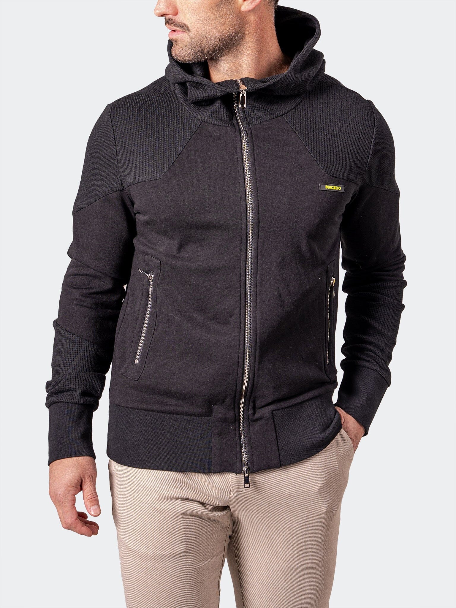 Hoodie Crow Black