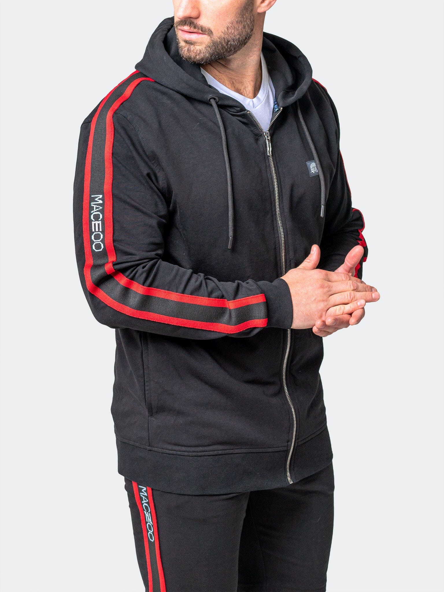 Leo Black Hoodie