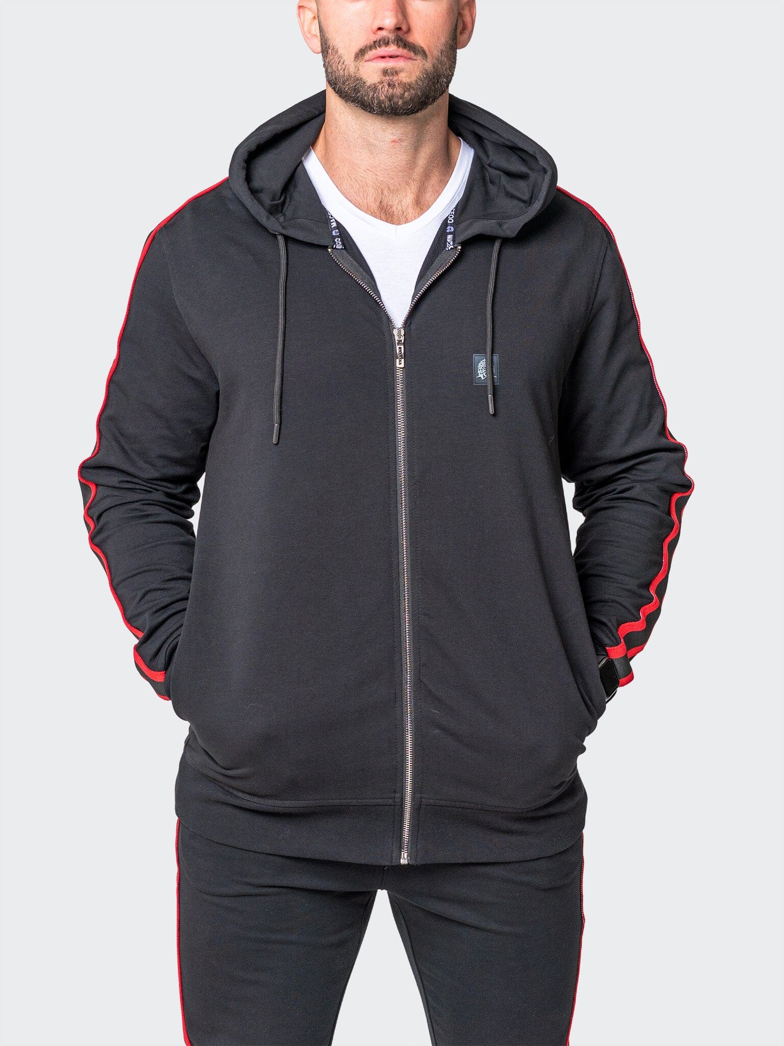 Leo Black Hoodie