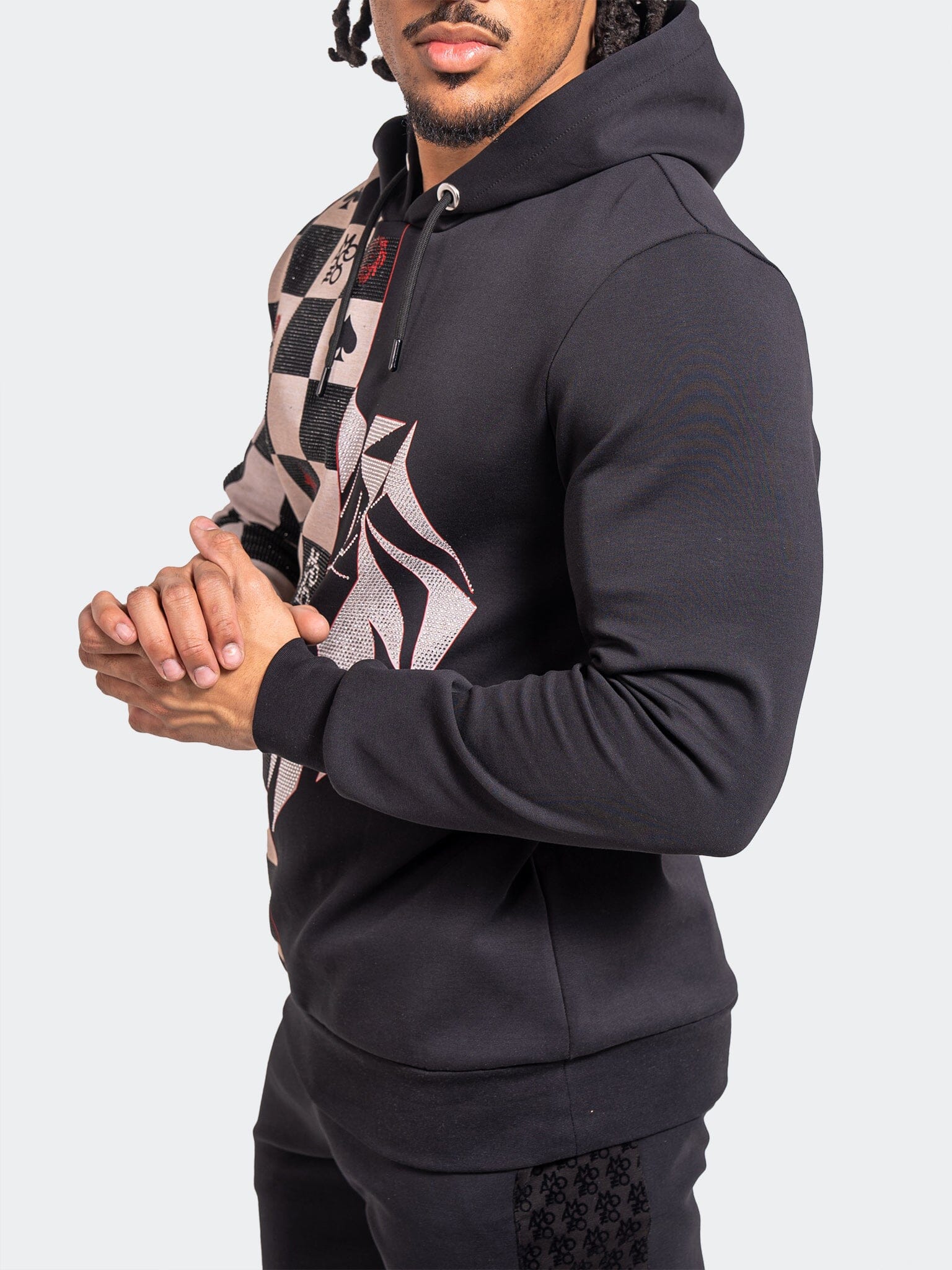 Hoodie LionChess Black