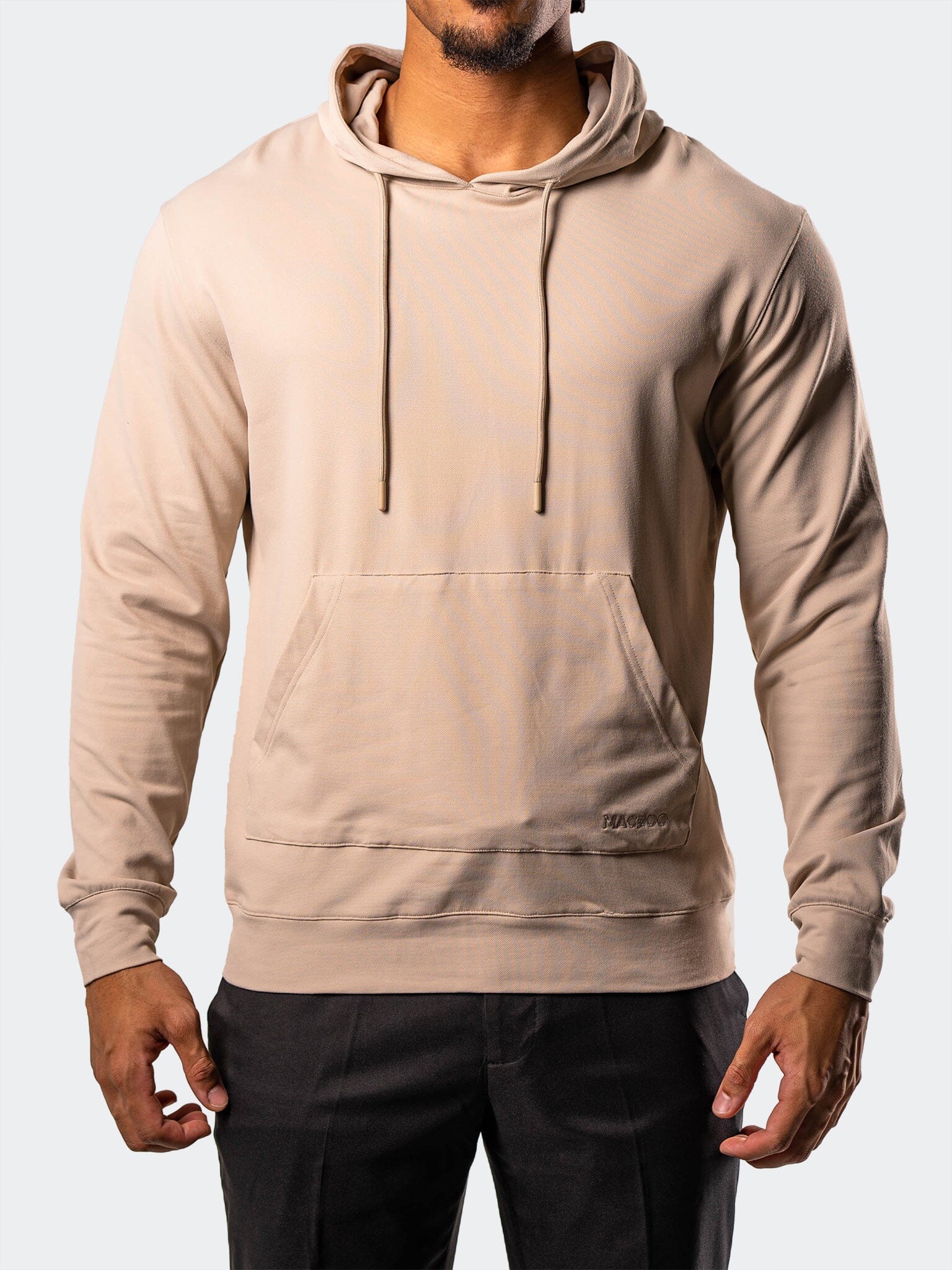 Merino Sand Pullover Hoodie