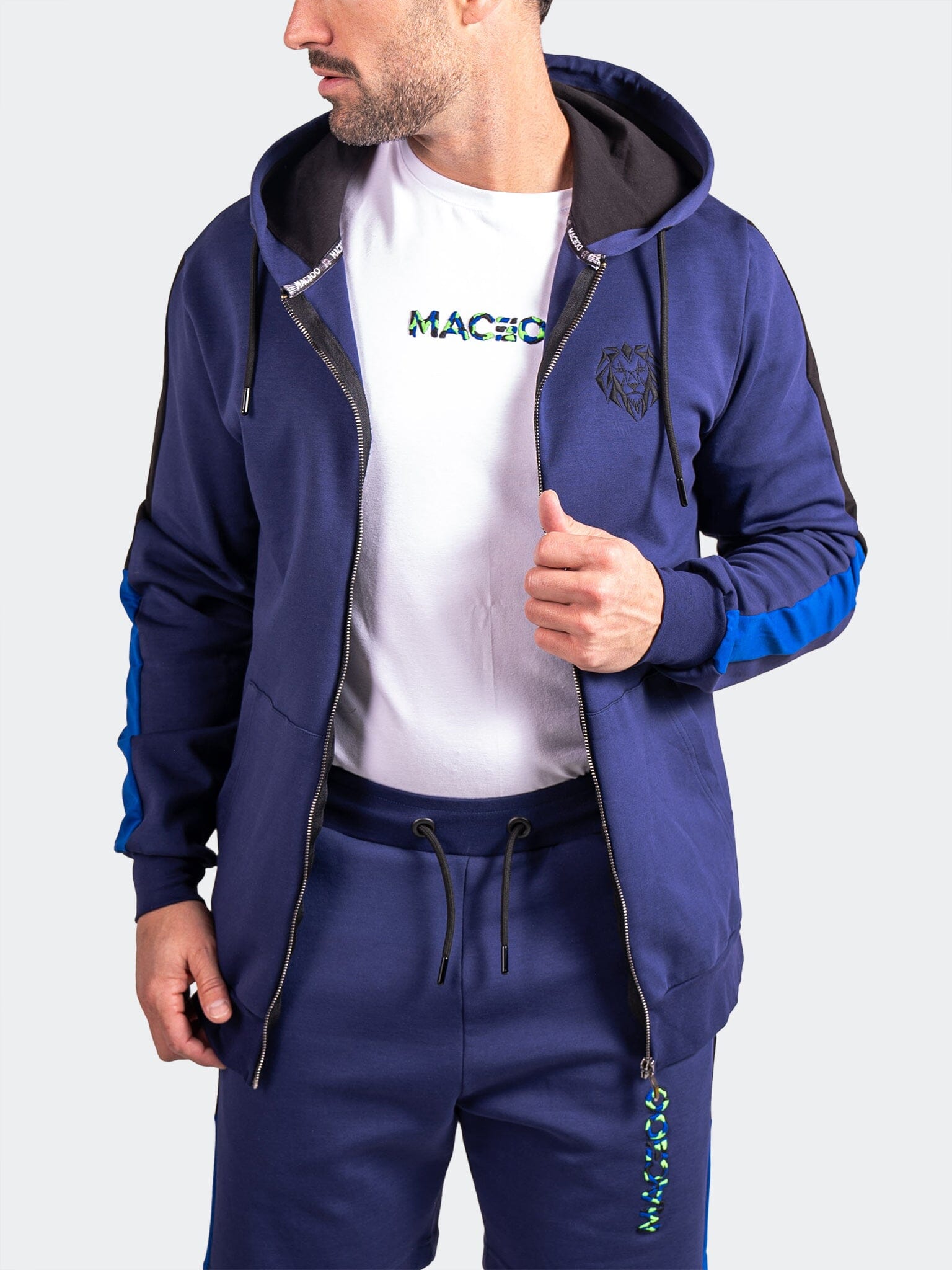 Resistance Navy Zip Hoodie