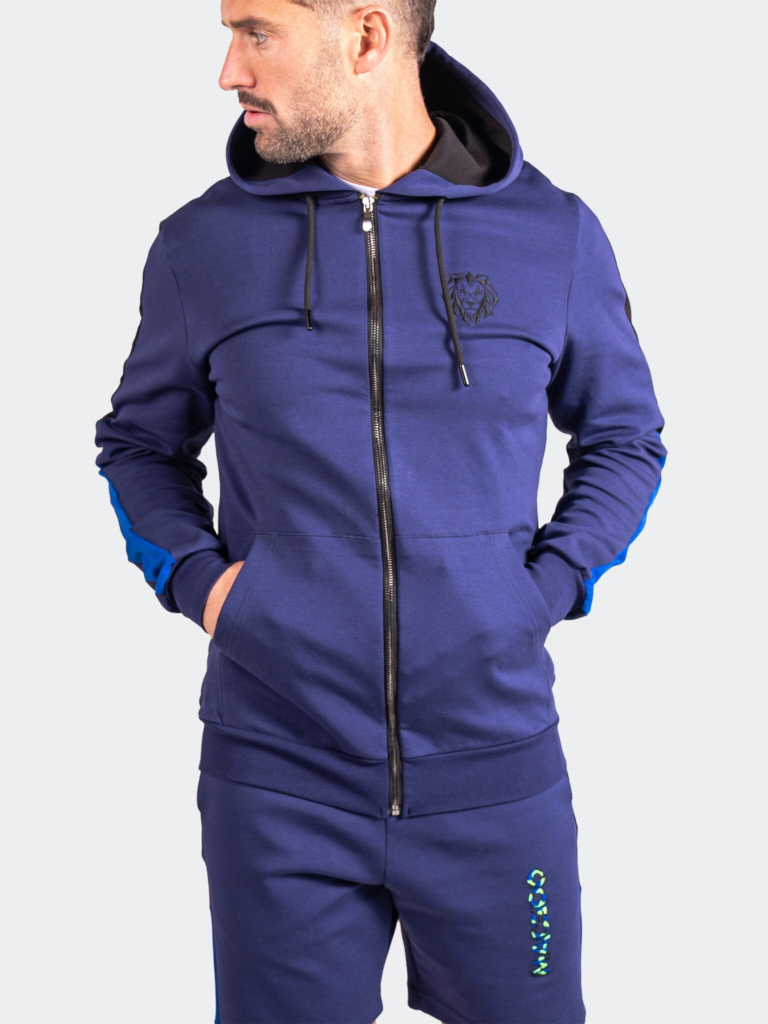 Resistance Navy Zip Hoodie