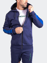 Hoodie ResistanceEmb Blue View-9