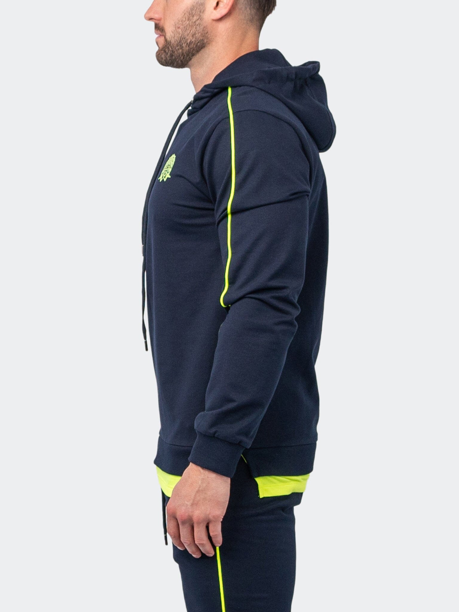 Current Navy Neon Hoodie