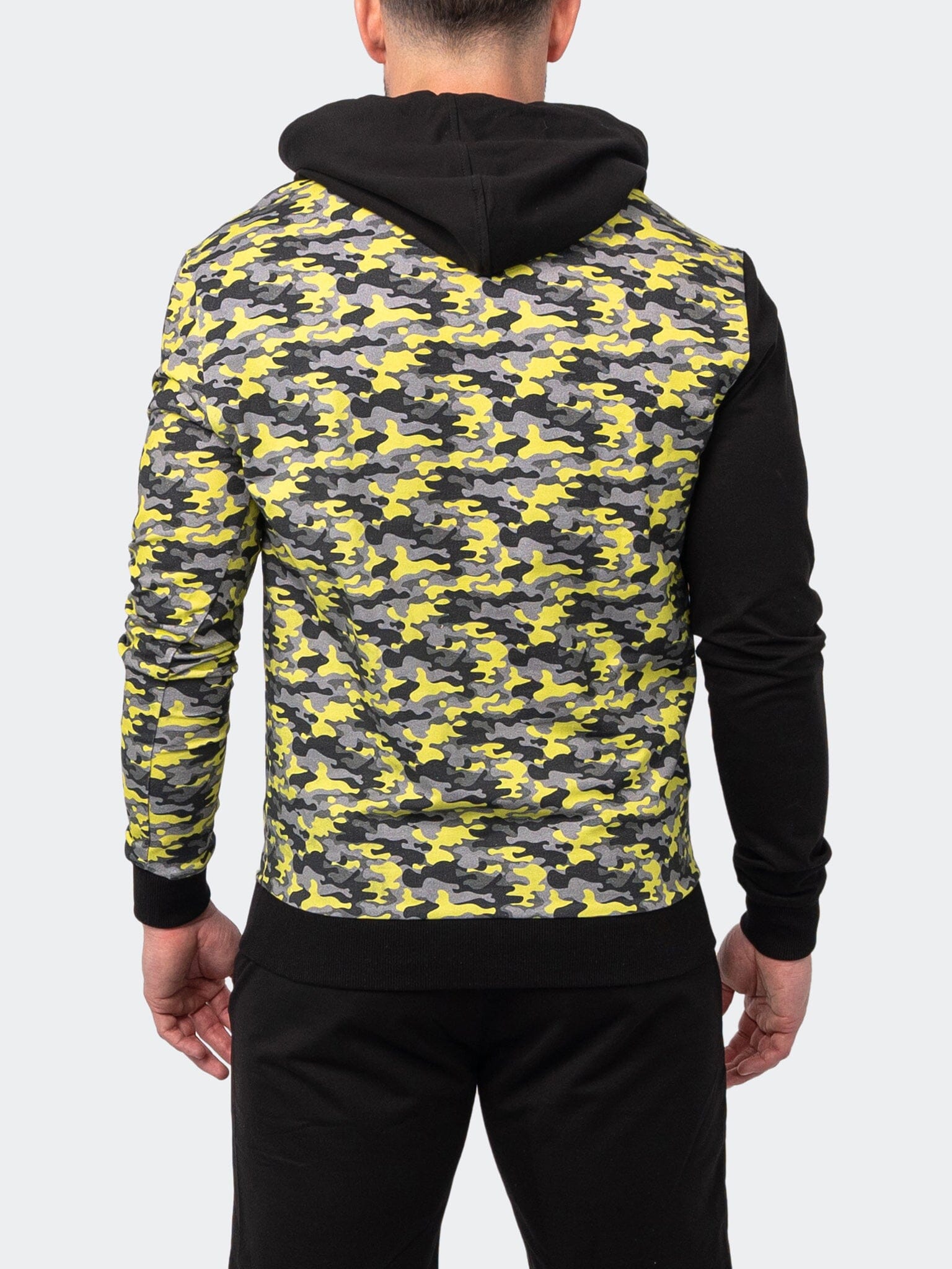 DyePanel Yellow Camo Hoodie