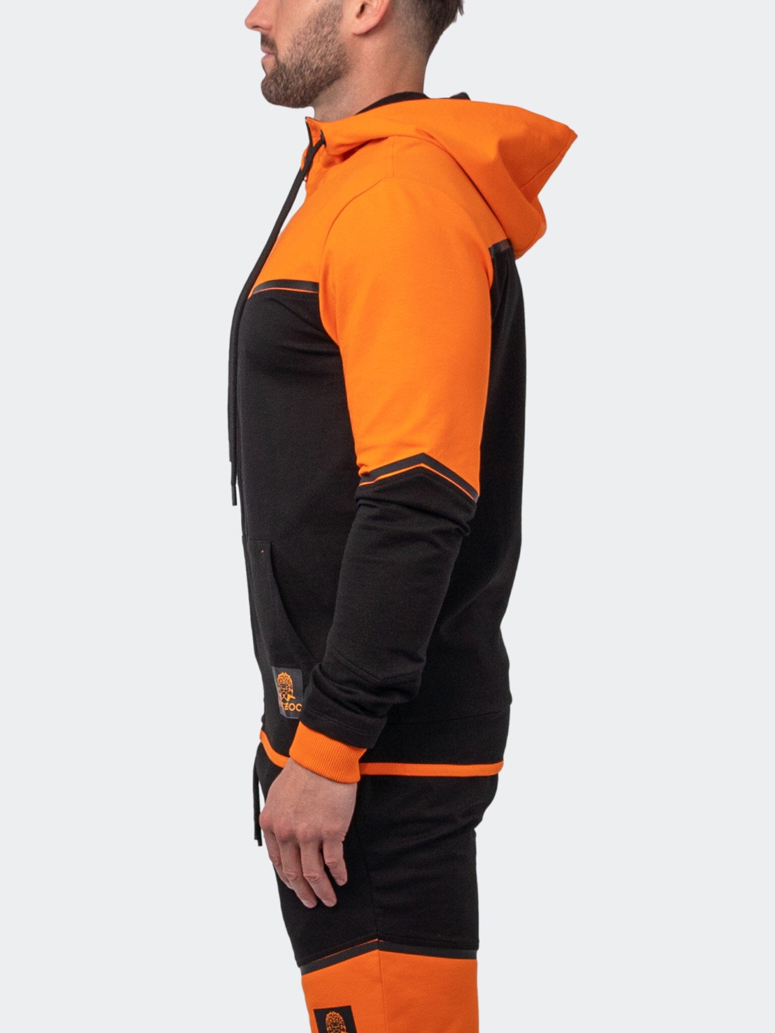 Exploration Orange Zip Hoodie
