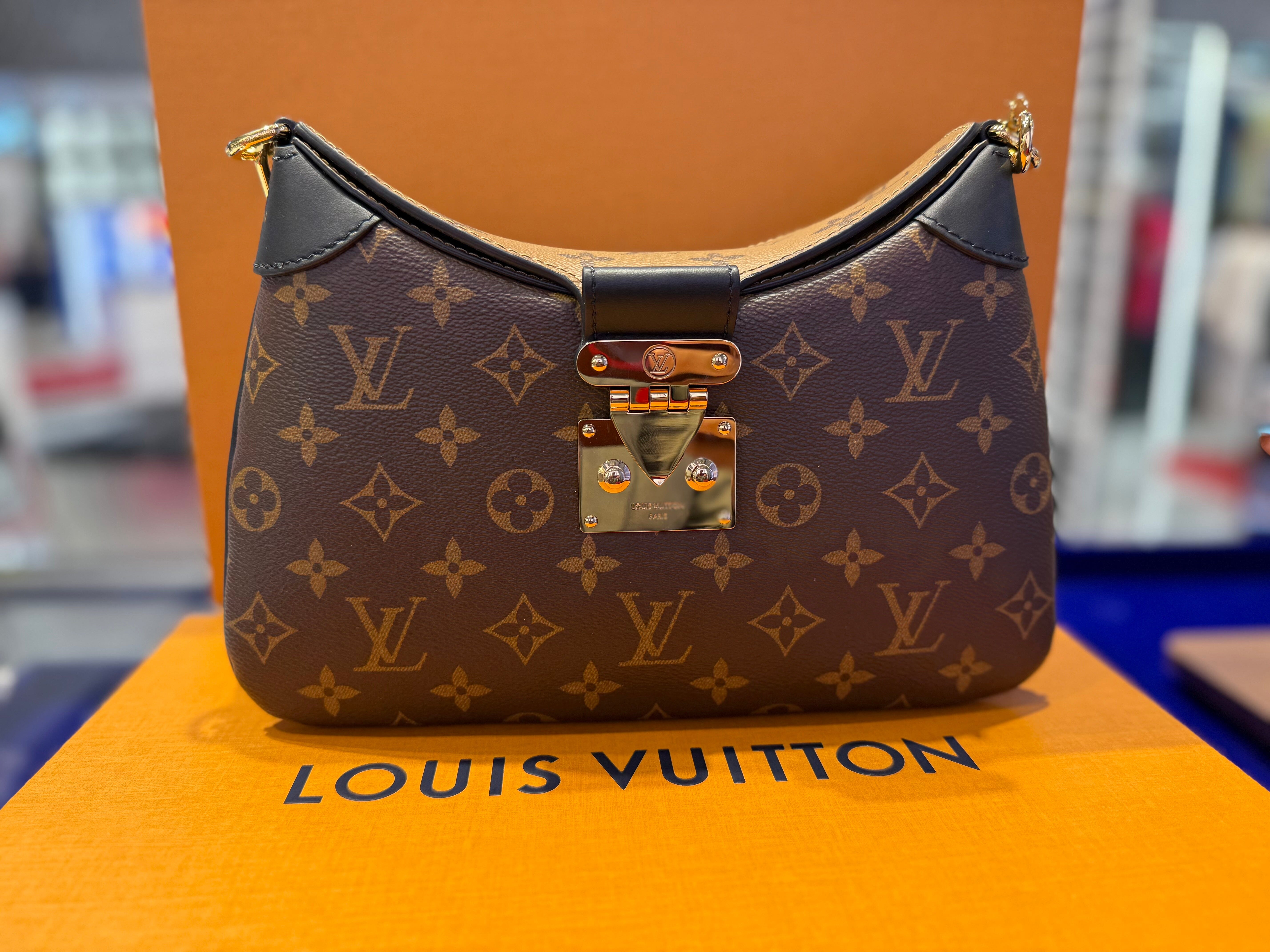 Bag Leather LV0051 Brown One Size