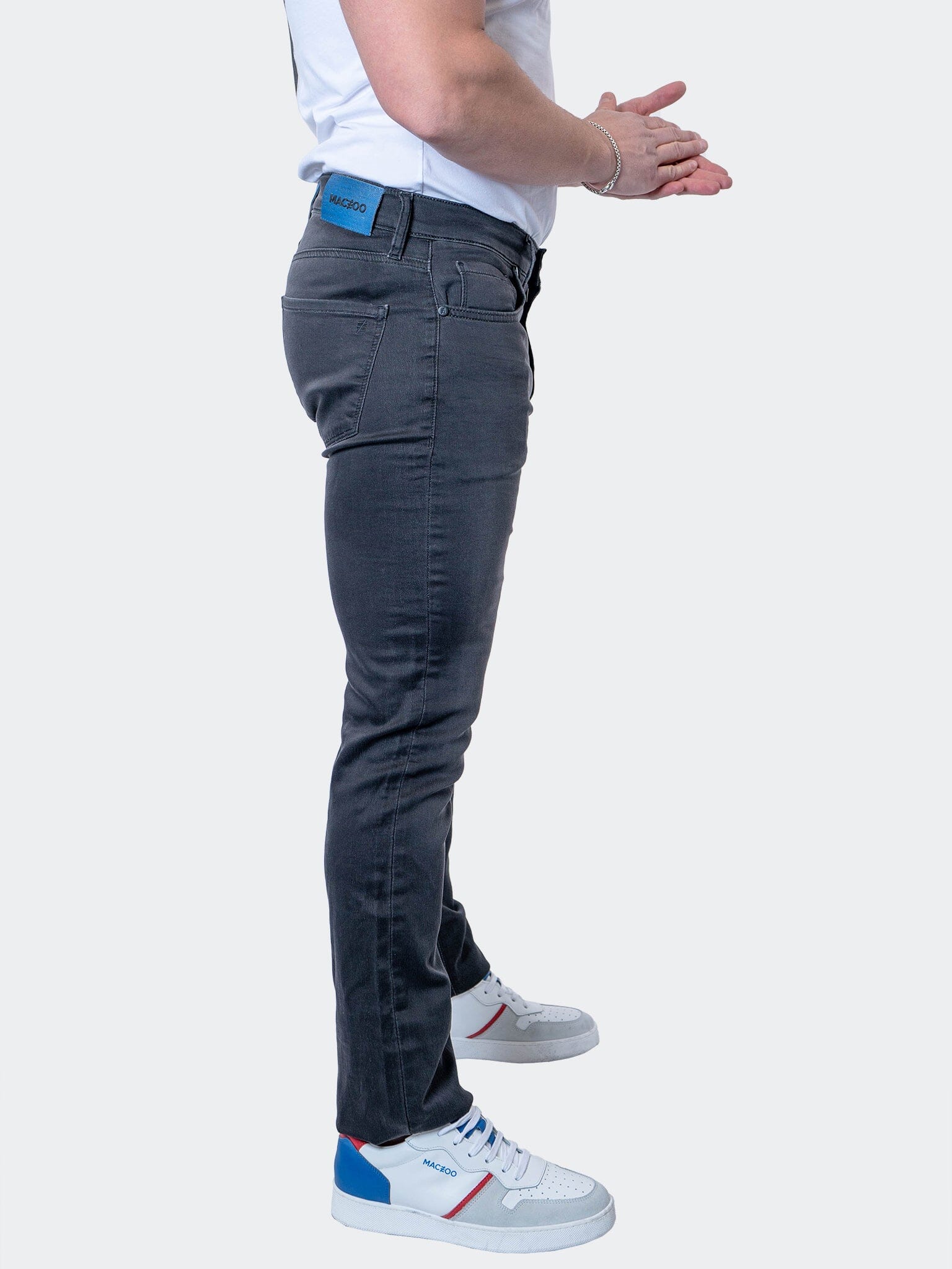 Charcoal Grey Stretch Jeans