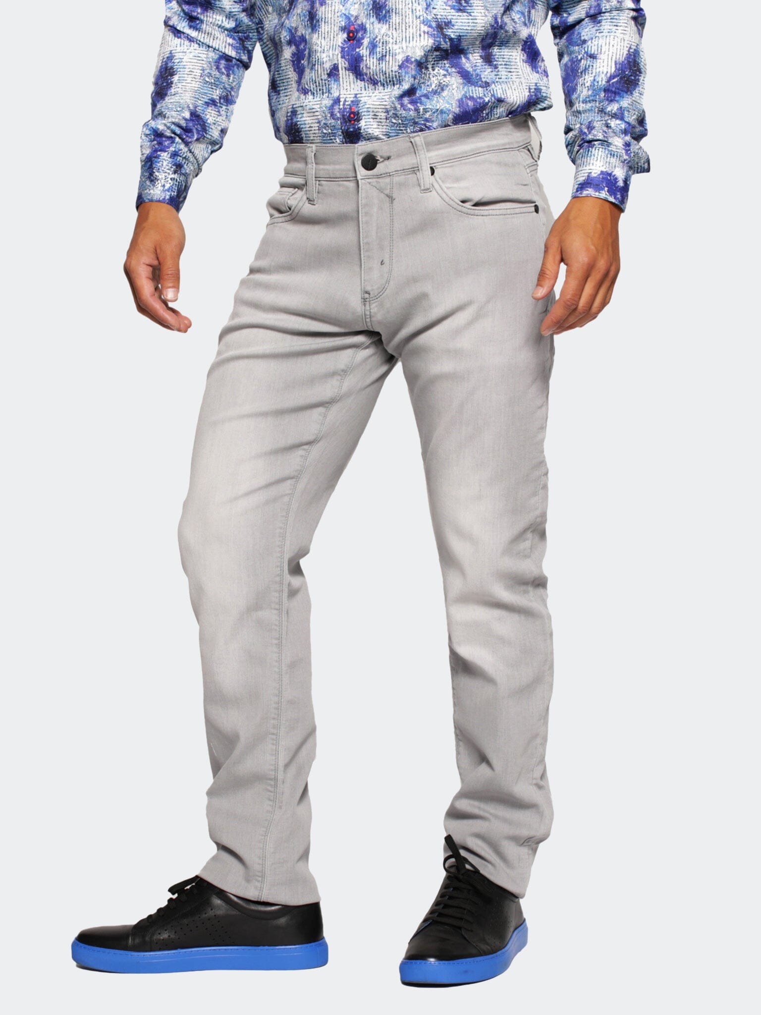 Perm Classic Grey Jeans – Maceoo