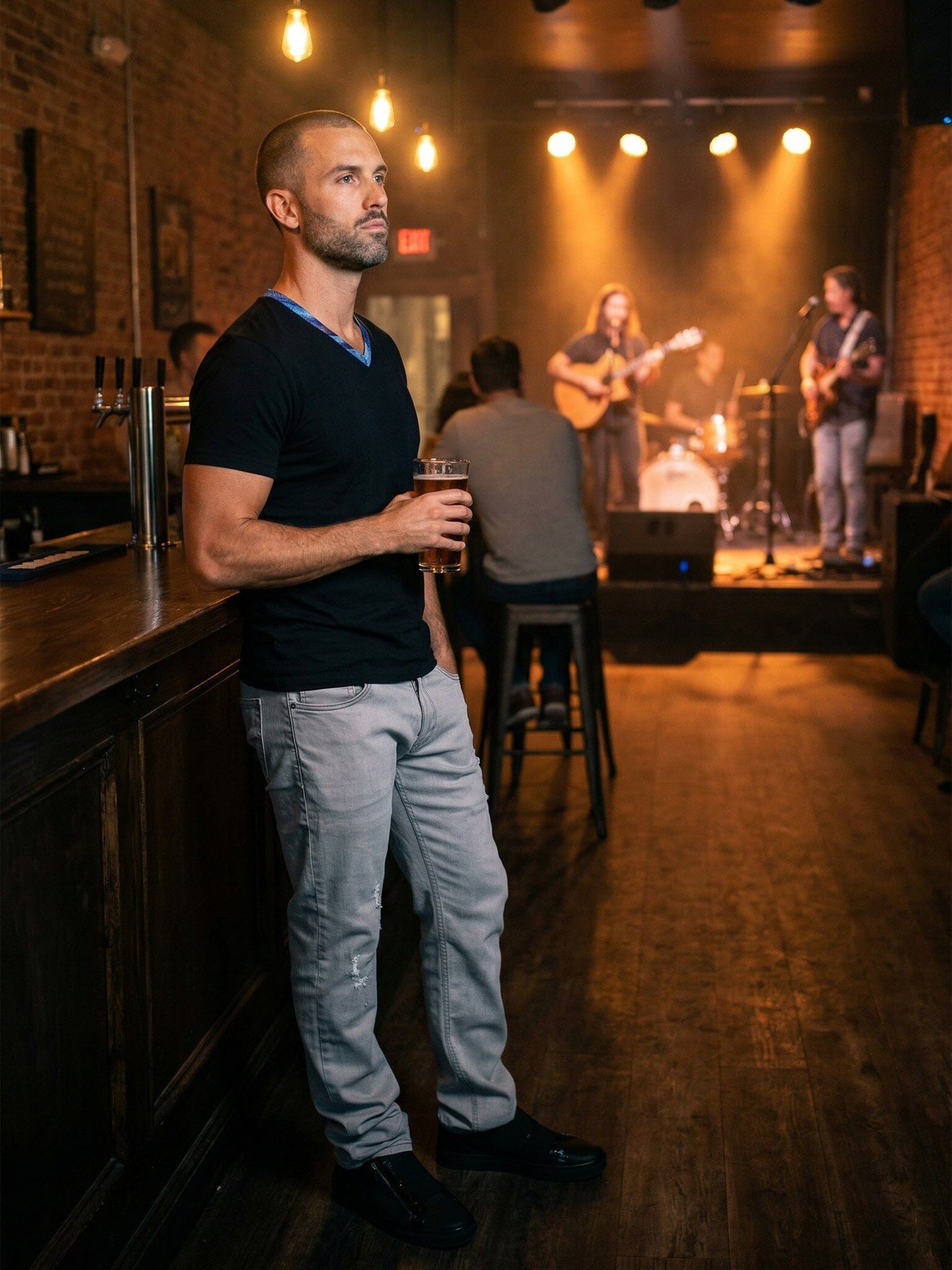 Light Grey Stretch Jeans