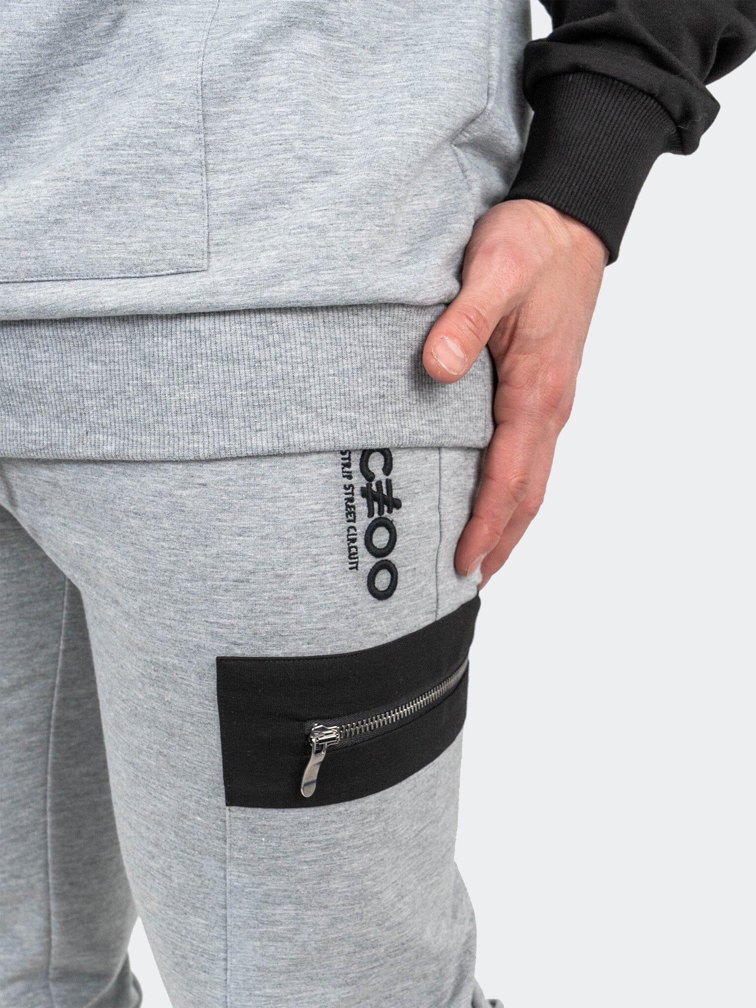 F1 Race Light Grey Jogger Pants