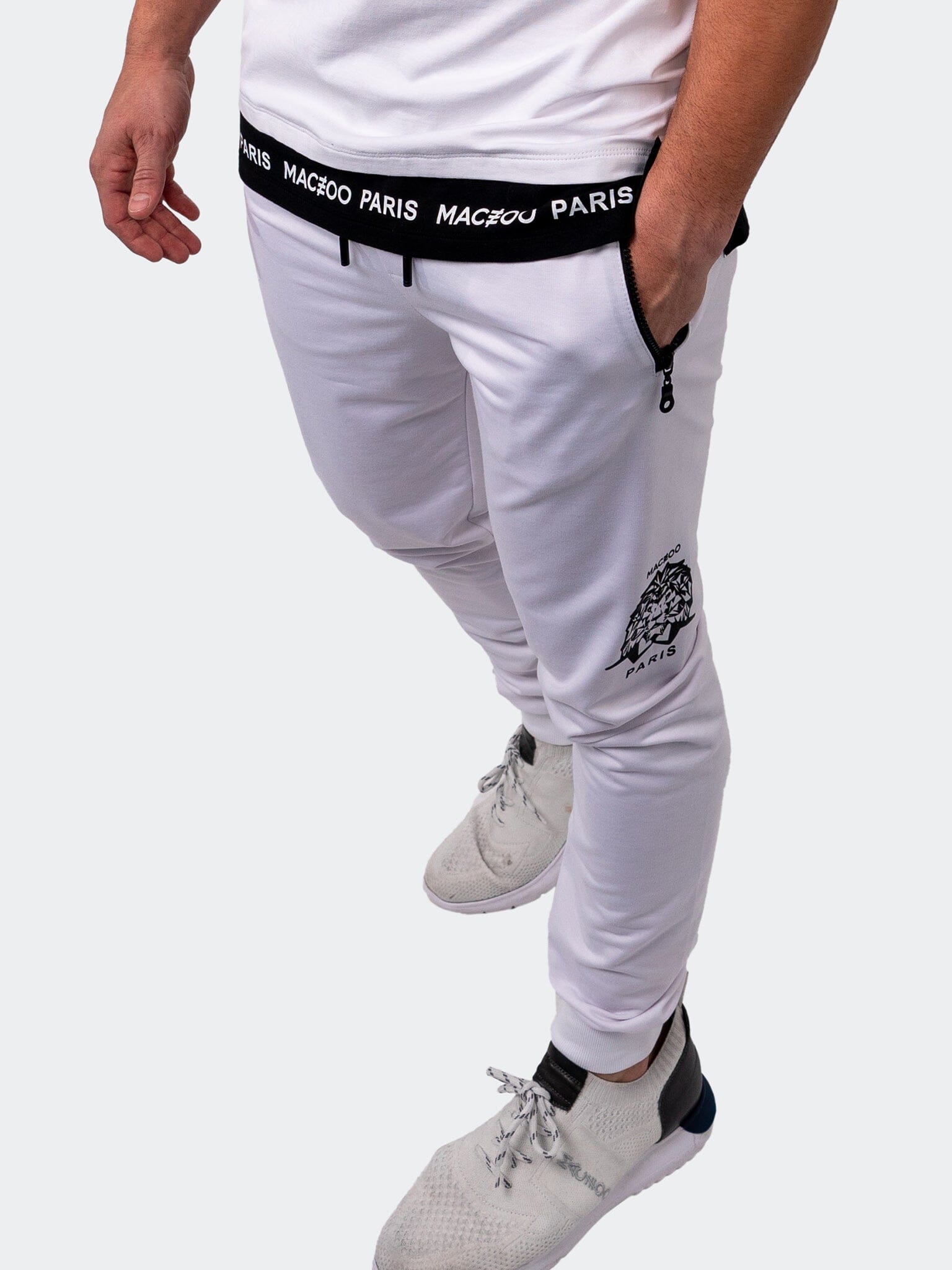 Ice White Jogger Pants