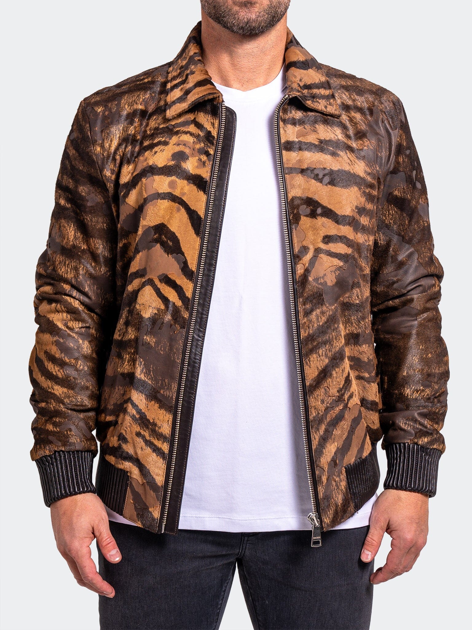 ジャケット・アウター Tiger Ascension Tiger Print Jacket – Maceoo