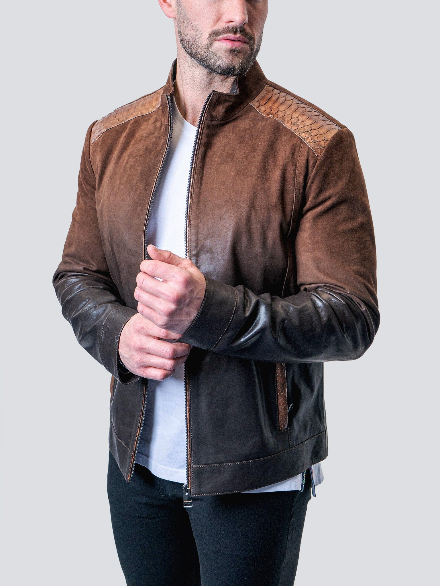 Leather Gradient Brown