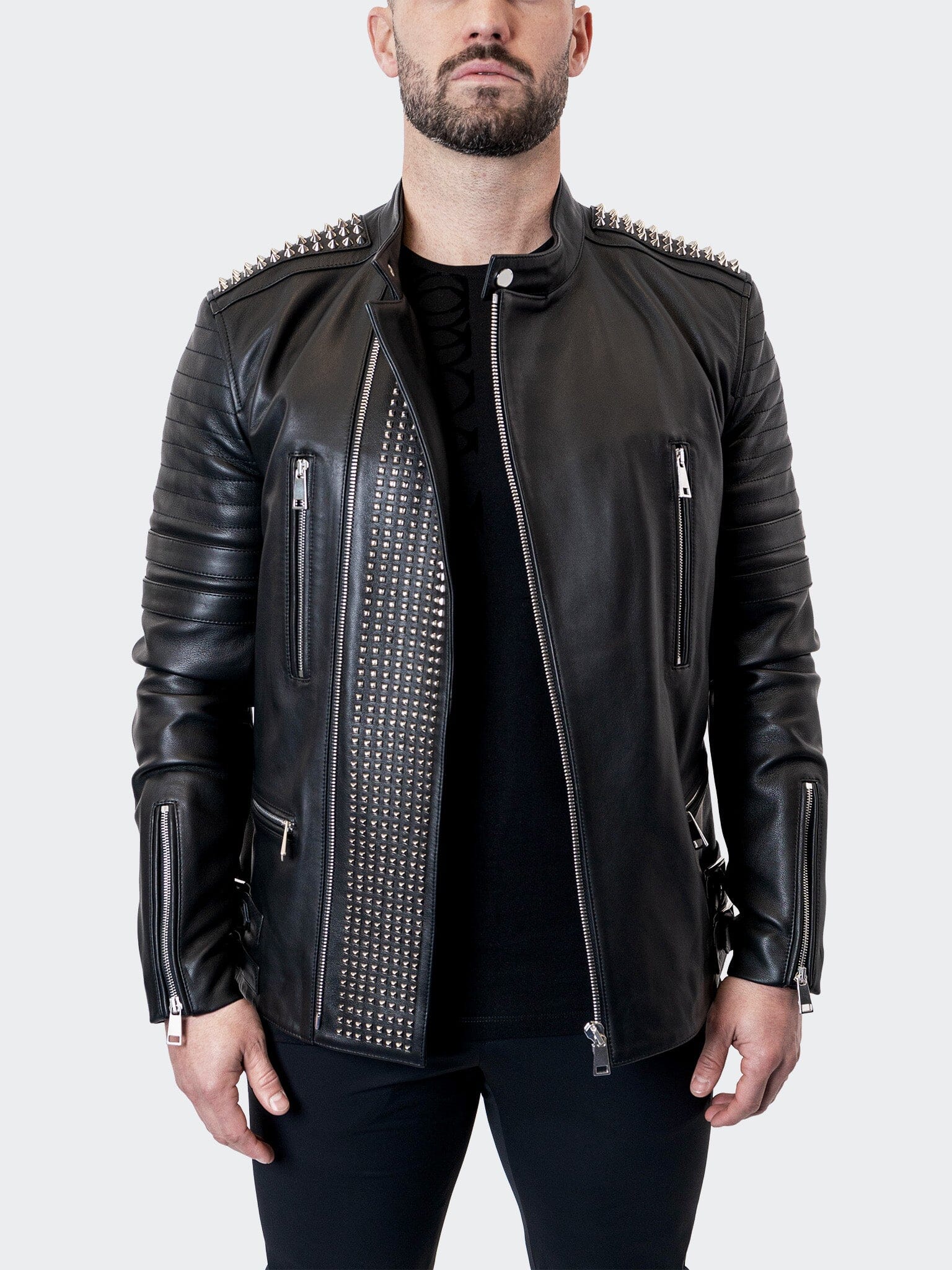 MadMax Black Leather Jacket