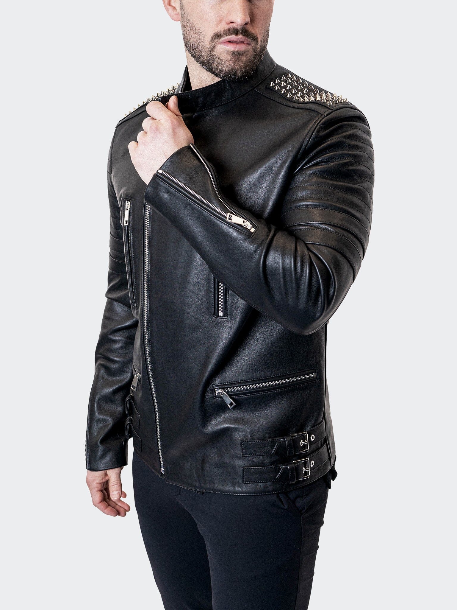 MadMax Black Leather Jacket