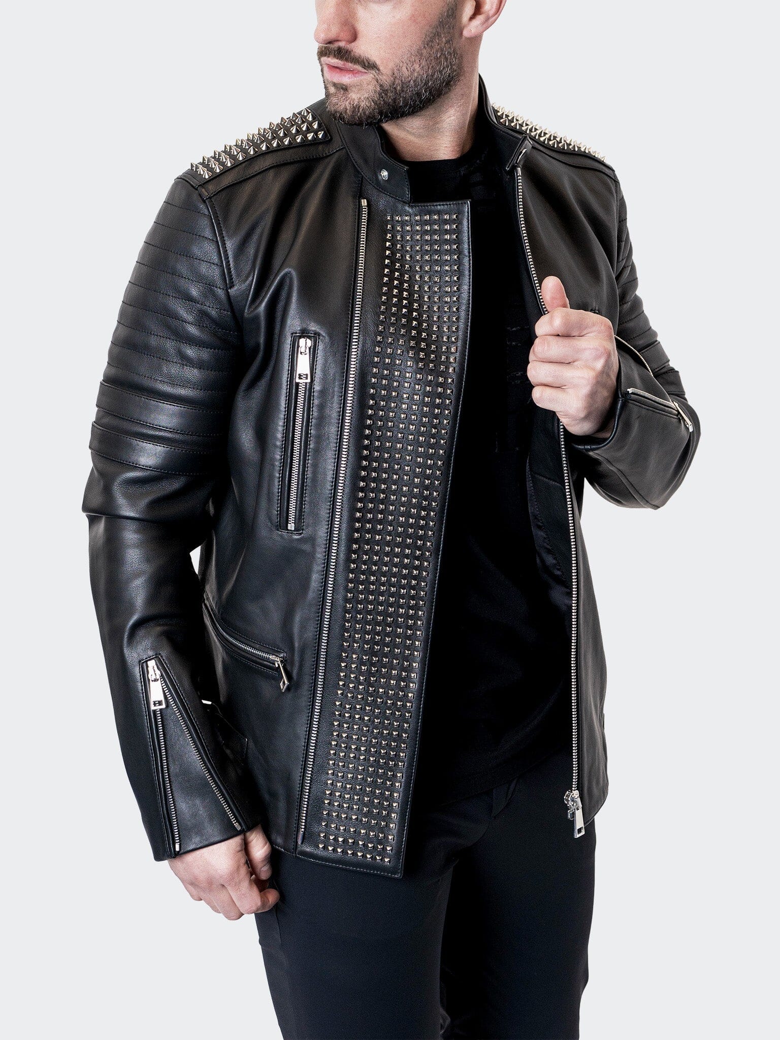 MadMax Black Leather Jacket