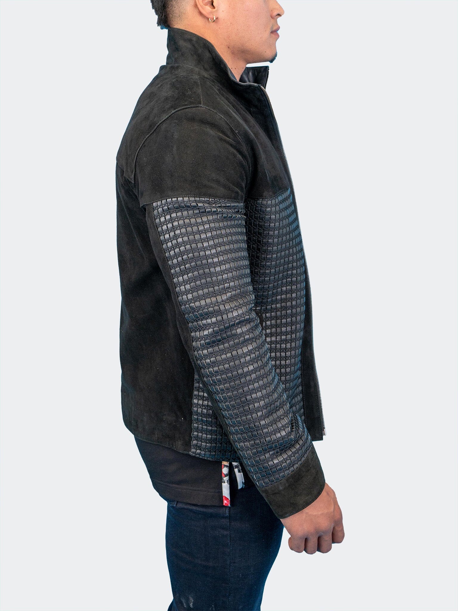 Leather Mosaic Black