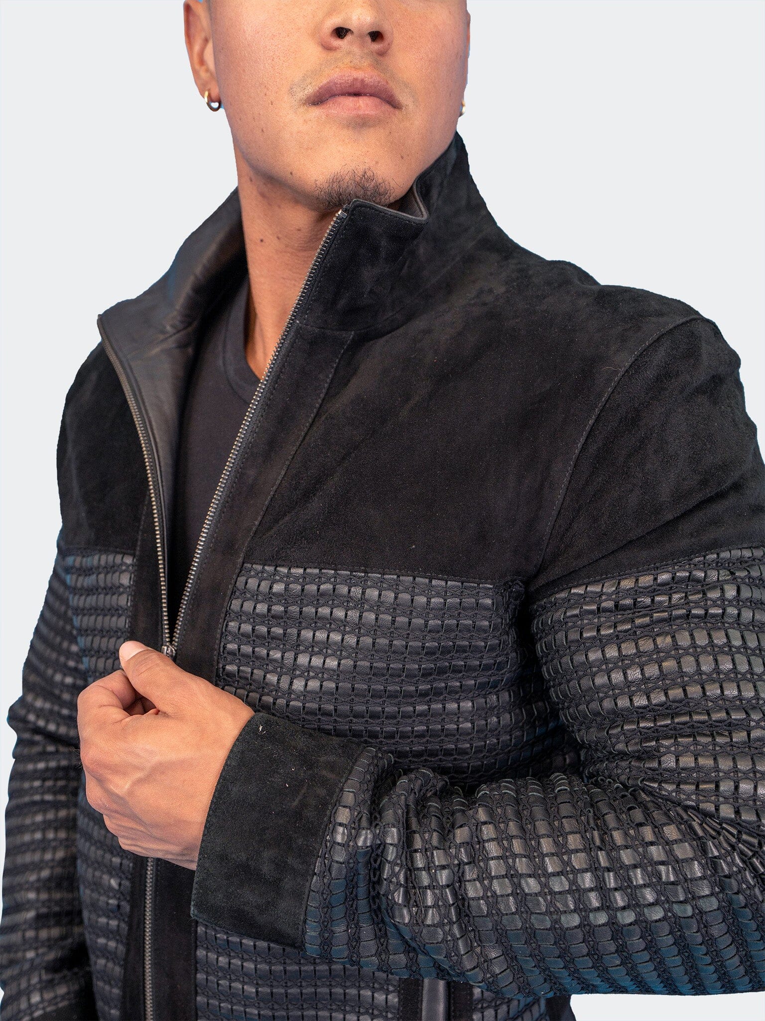 Leather Mosaic Black