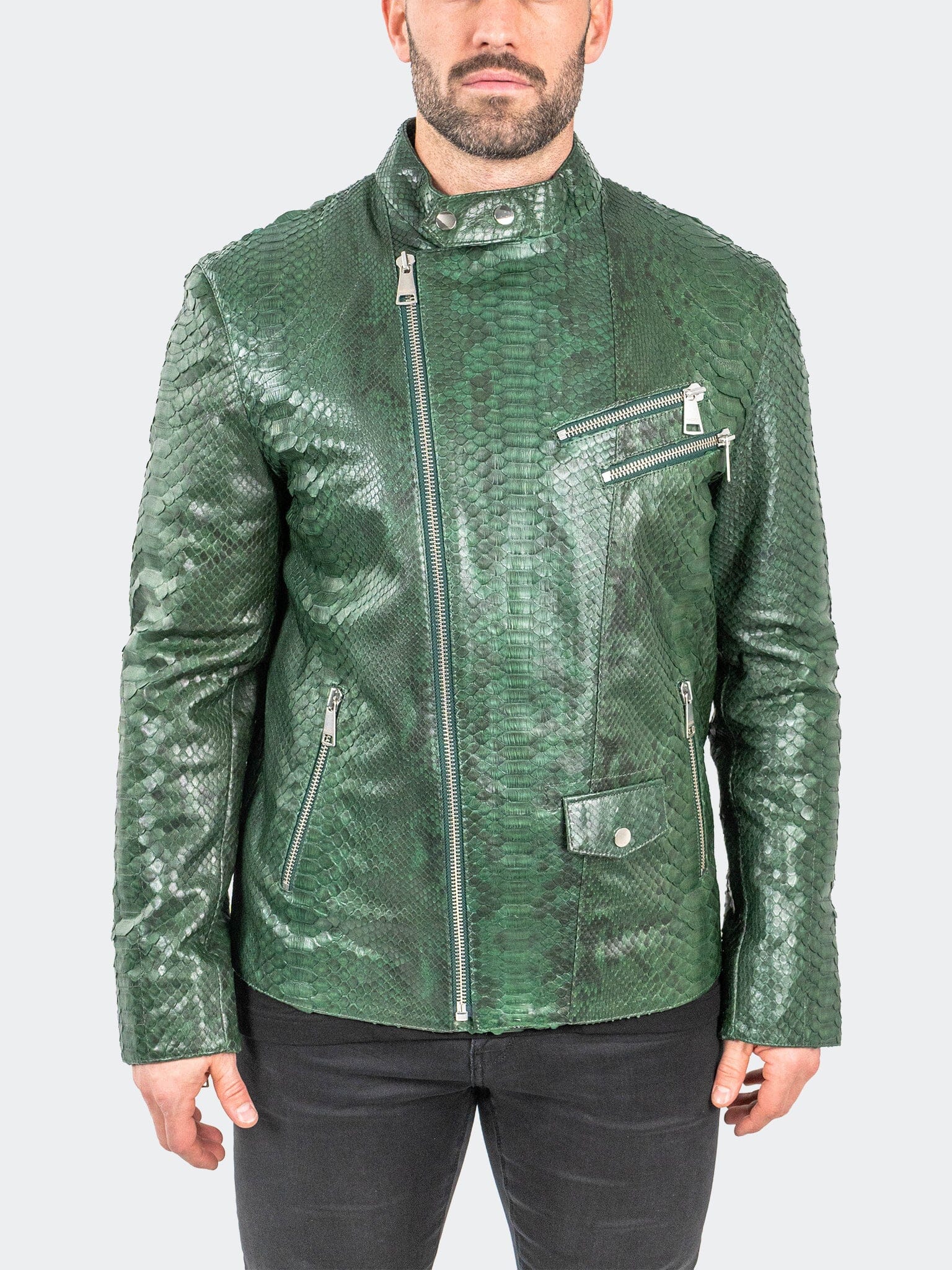Leather PythonEnvy Green
