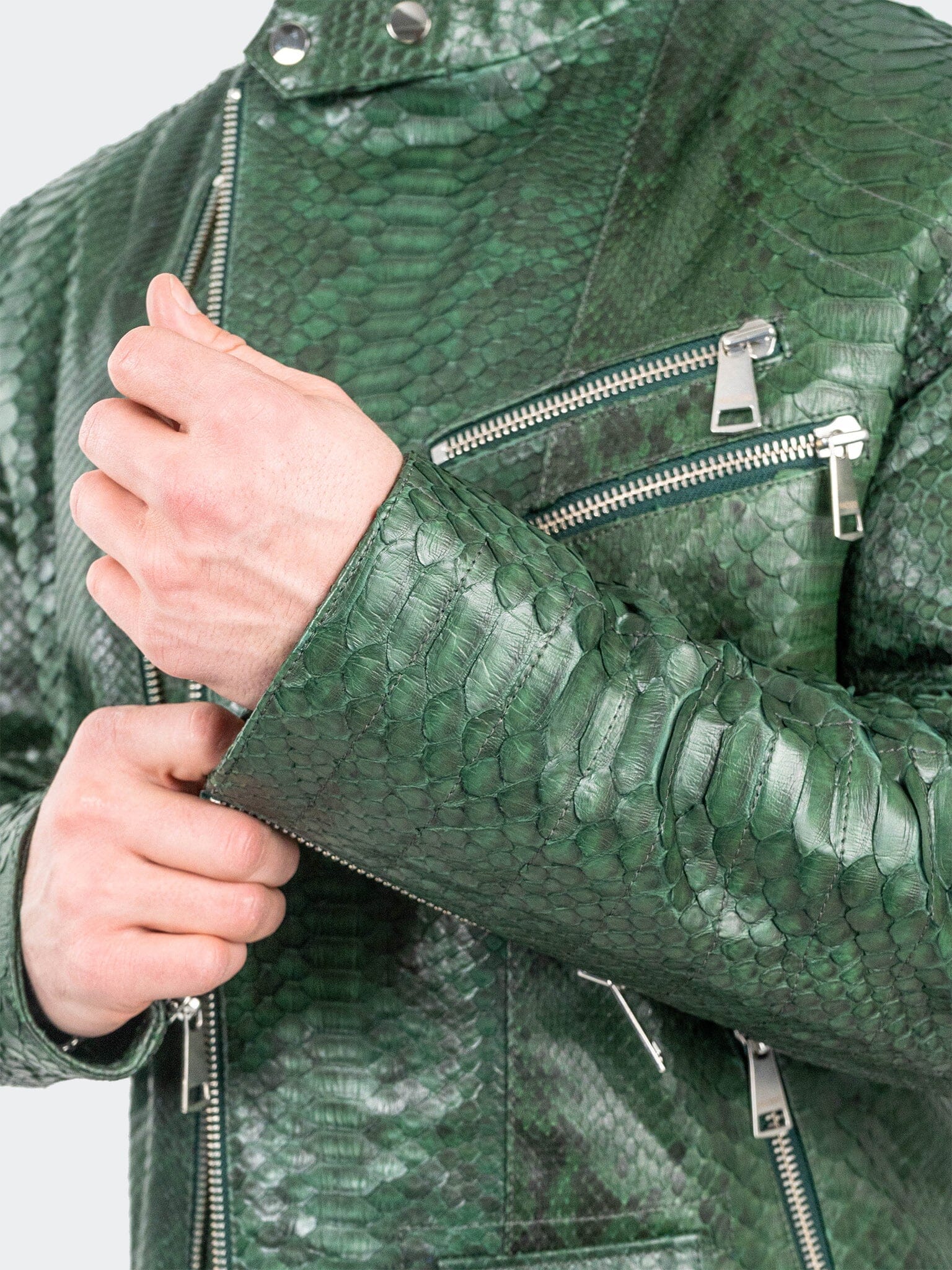 Leather PythonEnvy Green