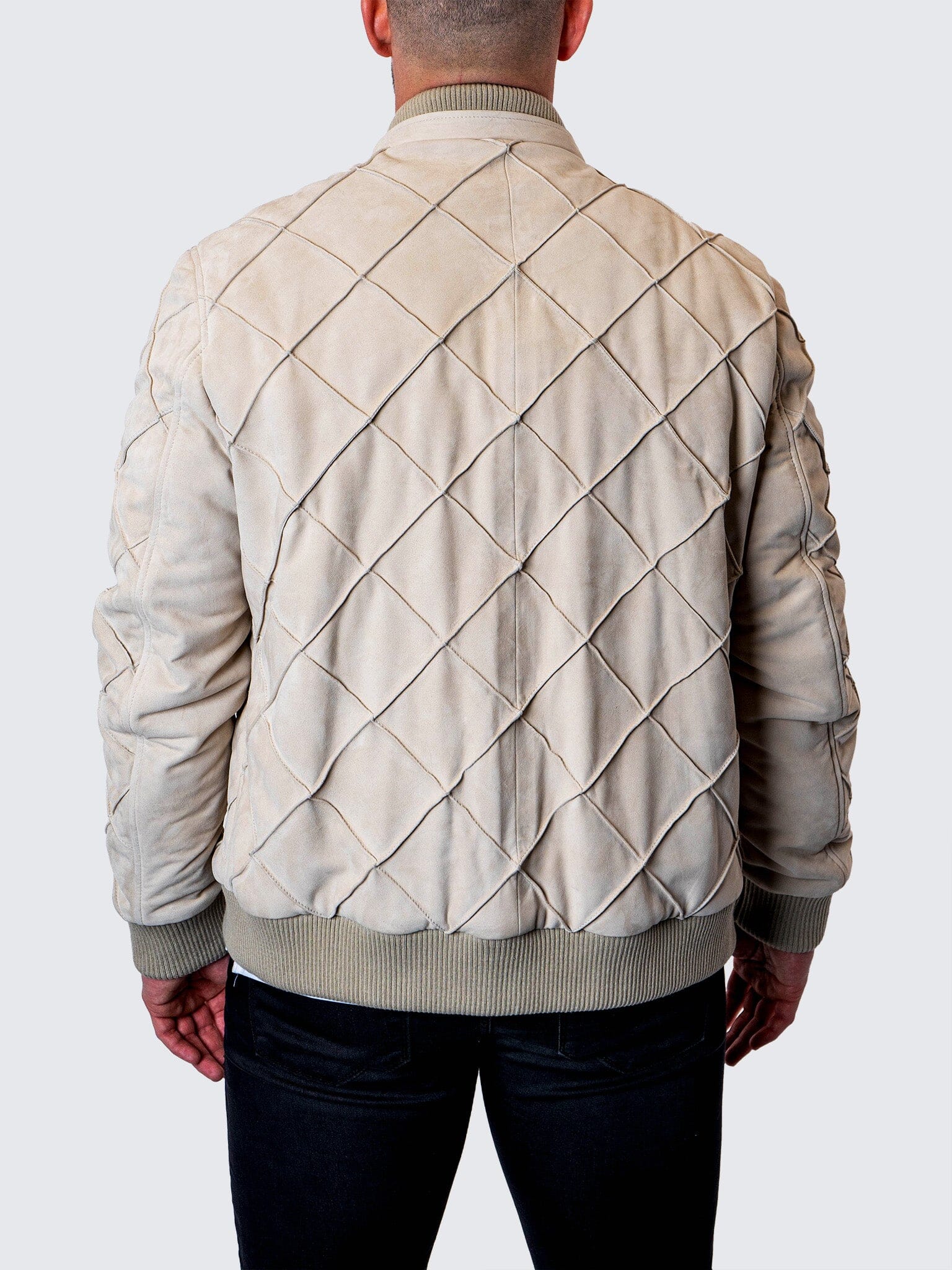 Leather Quilted Crème