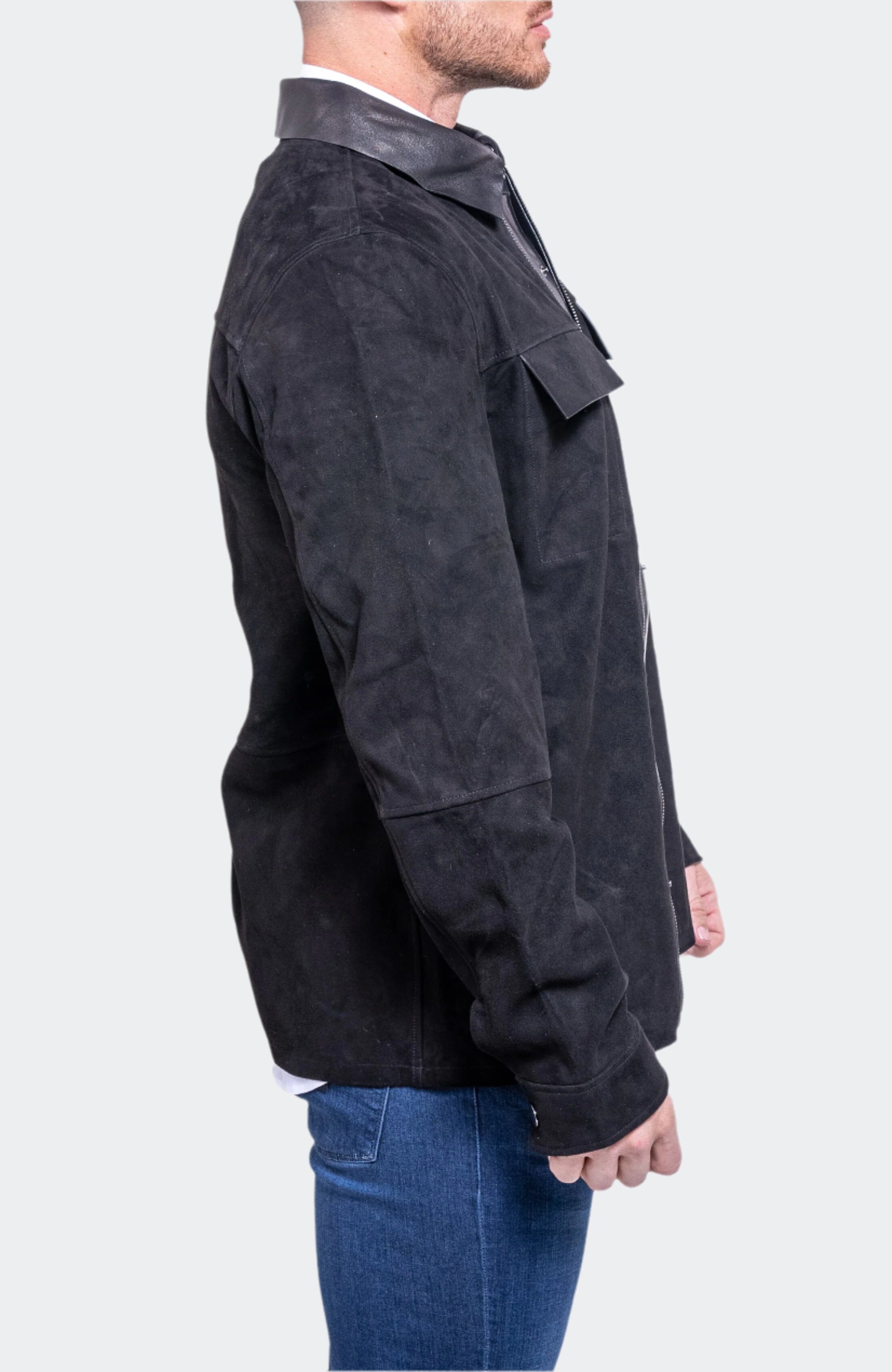 Resistance Black Suede Jacket