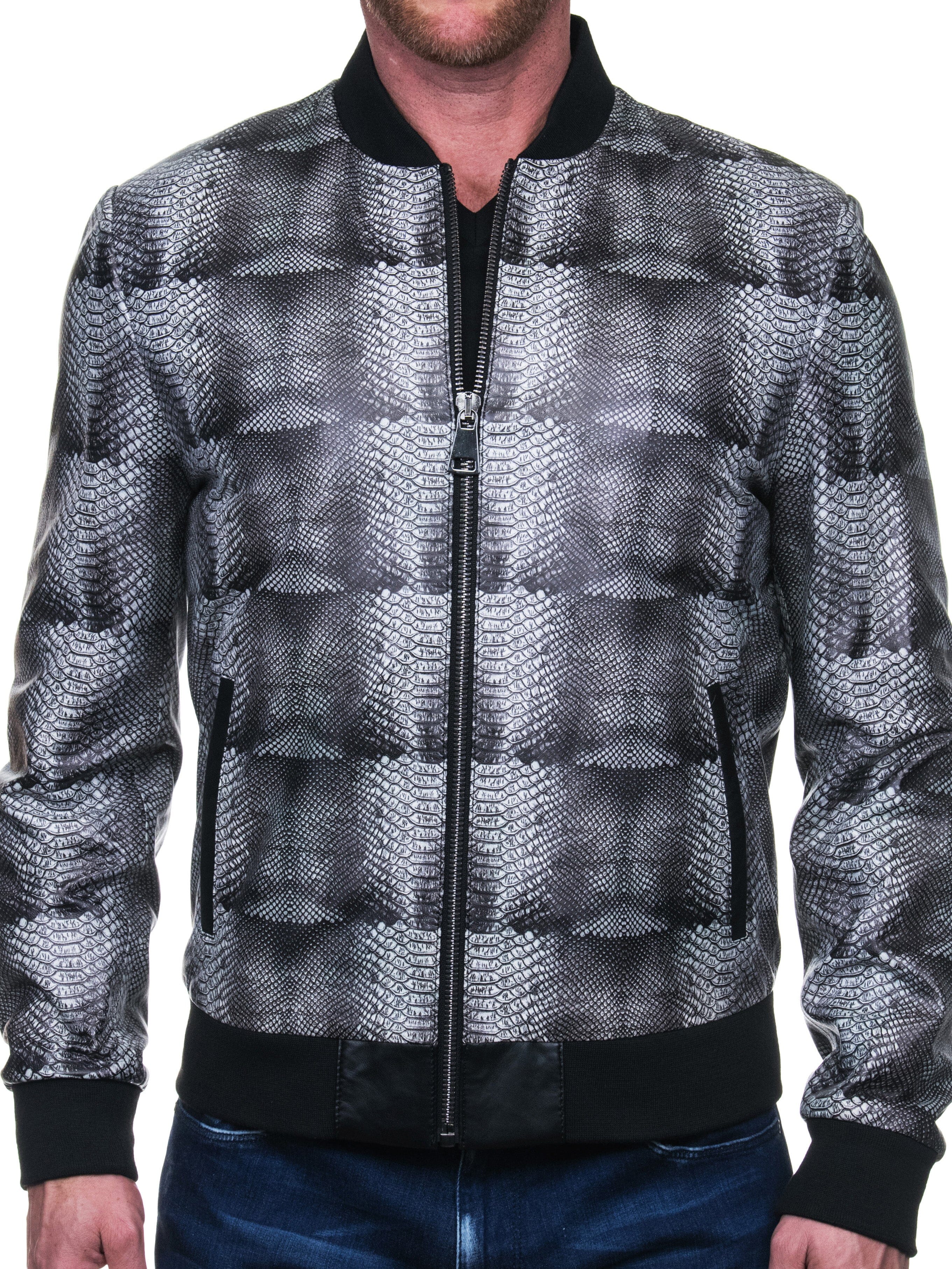 Leather Snake Grey