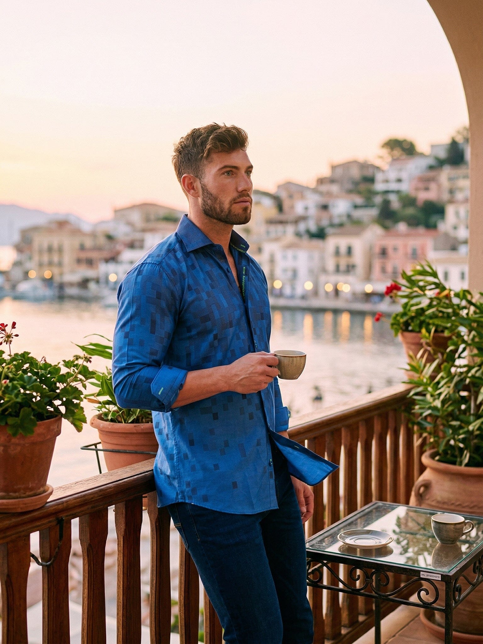 Luxor Tayana Blue Shirt