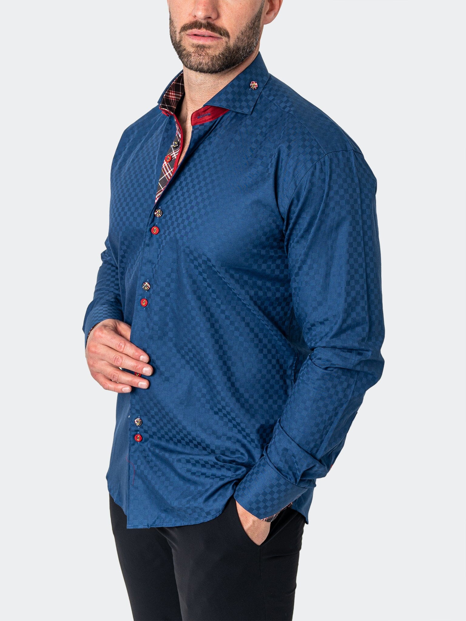 Perm Mini PanAm Square Navy Shirt