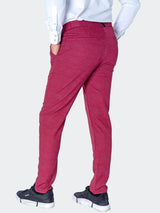 Pants AllDayBurgundy Red View-4