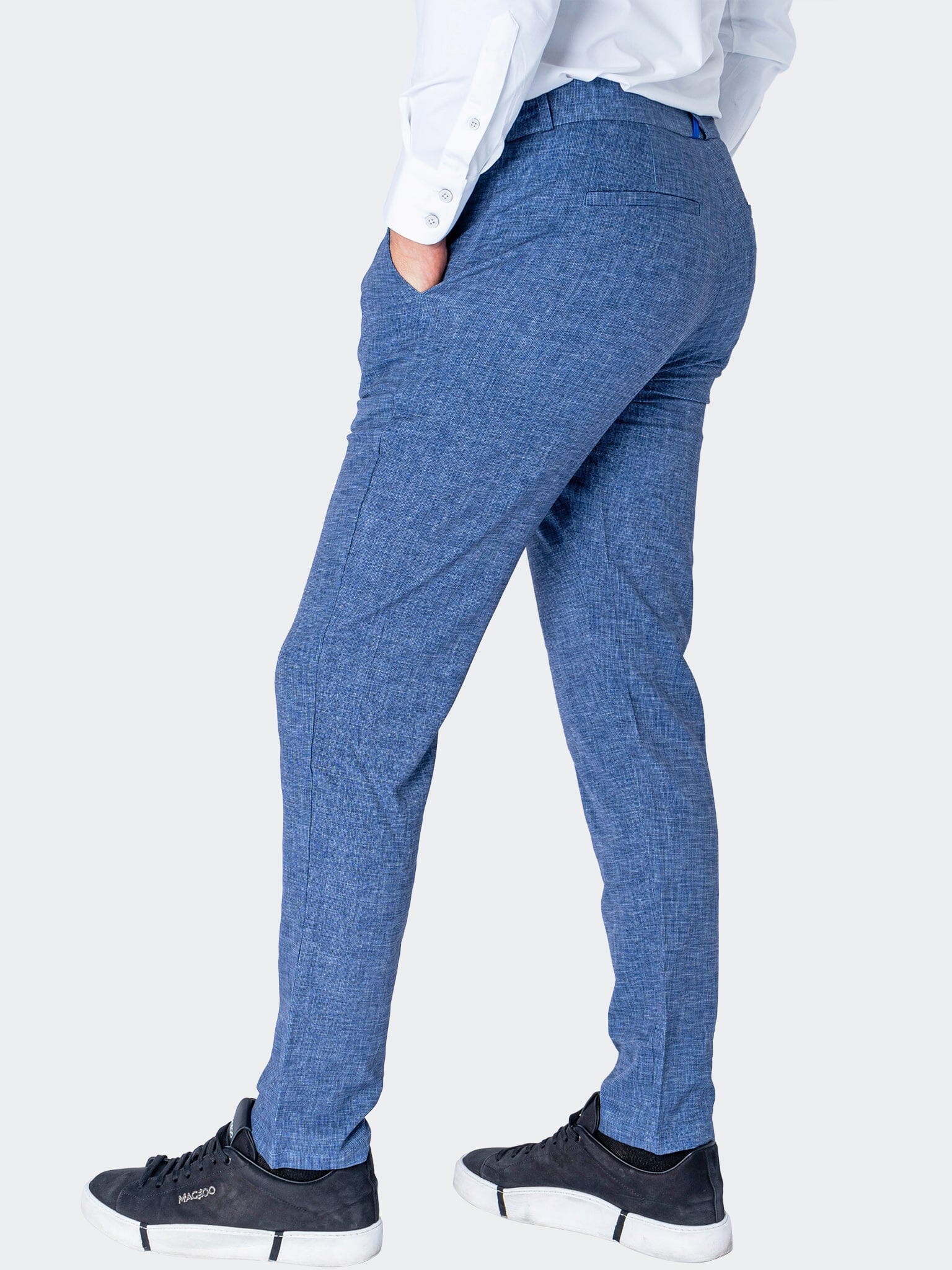 Denim Blue Dress Pants