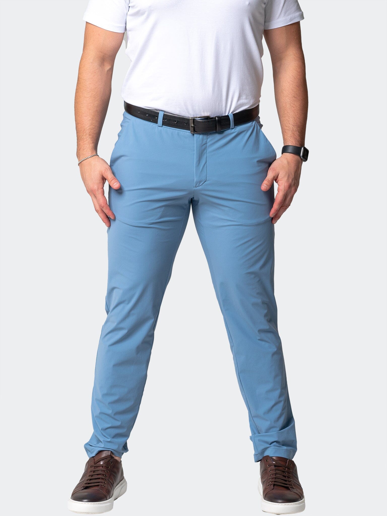 Workout Stretch Blue Pants
