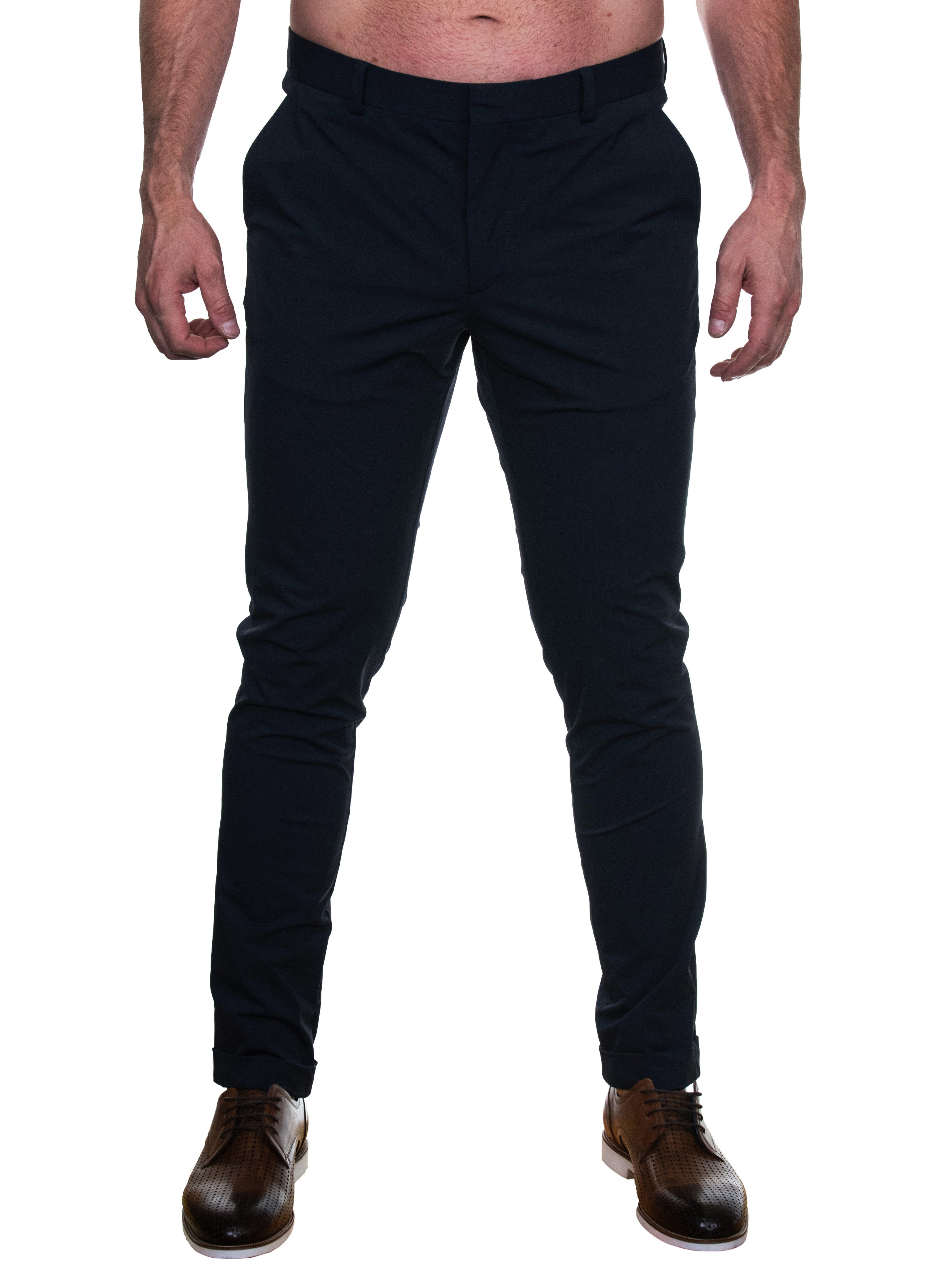 Slim Stretch Navy Pants