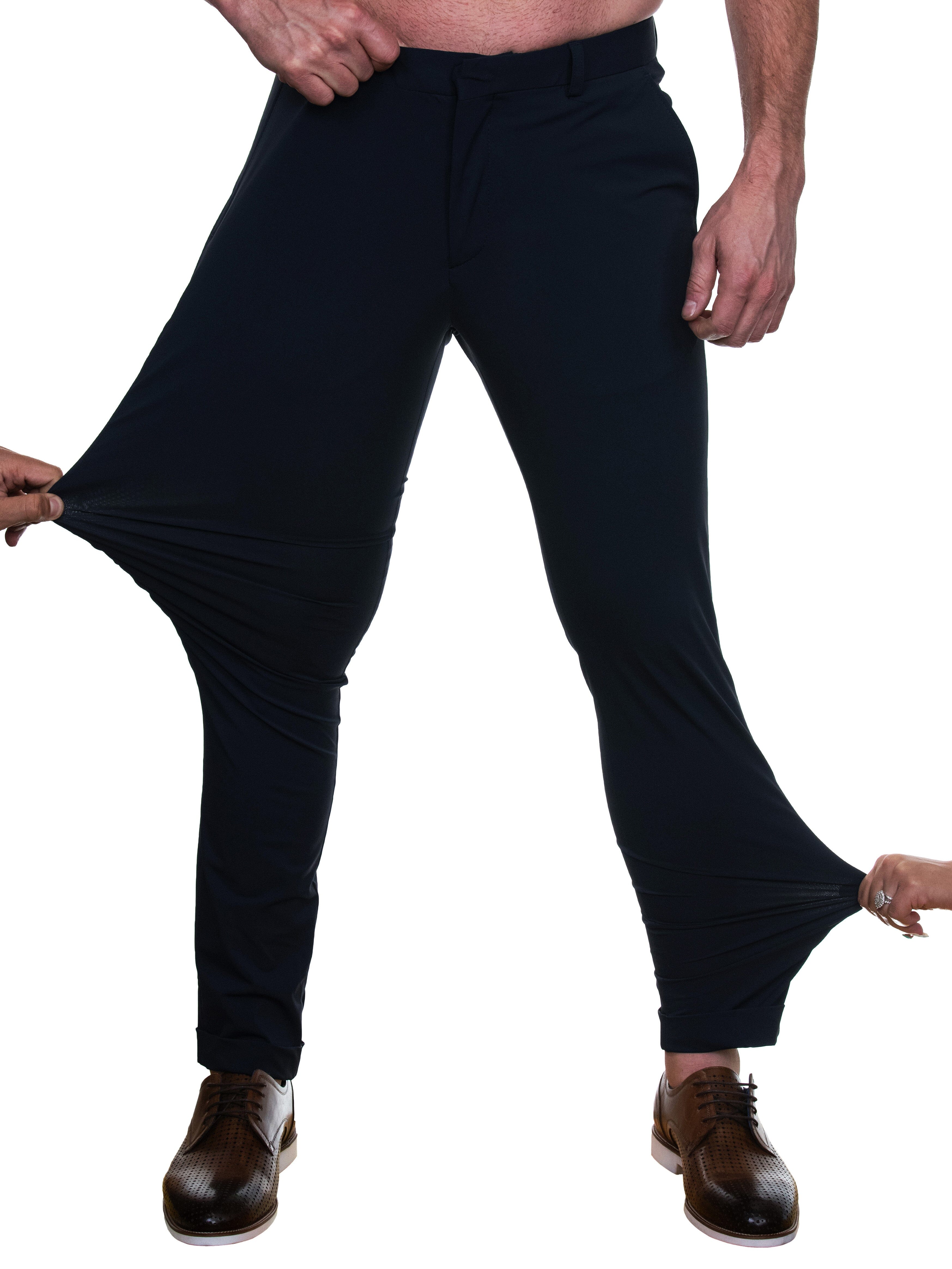 Slim Stretch Navy Pants