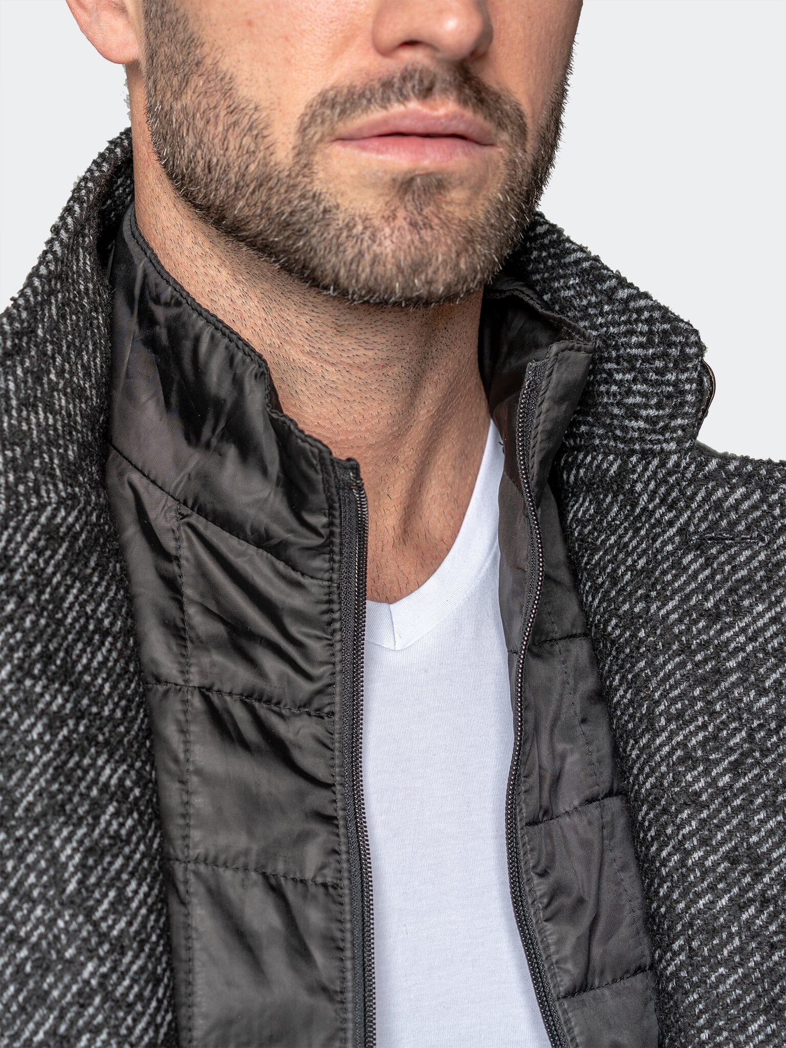 Captain Grey Peacoat