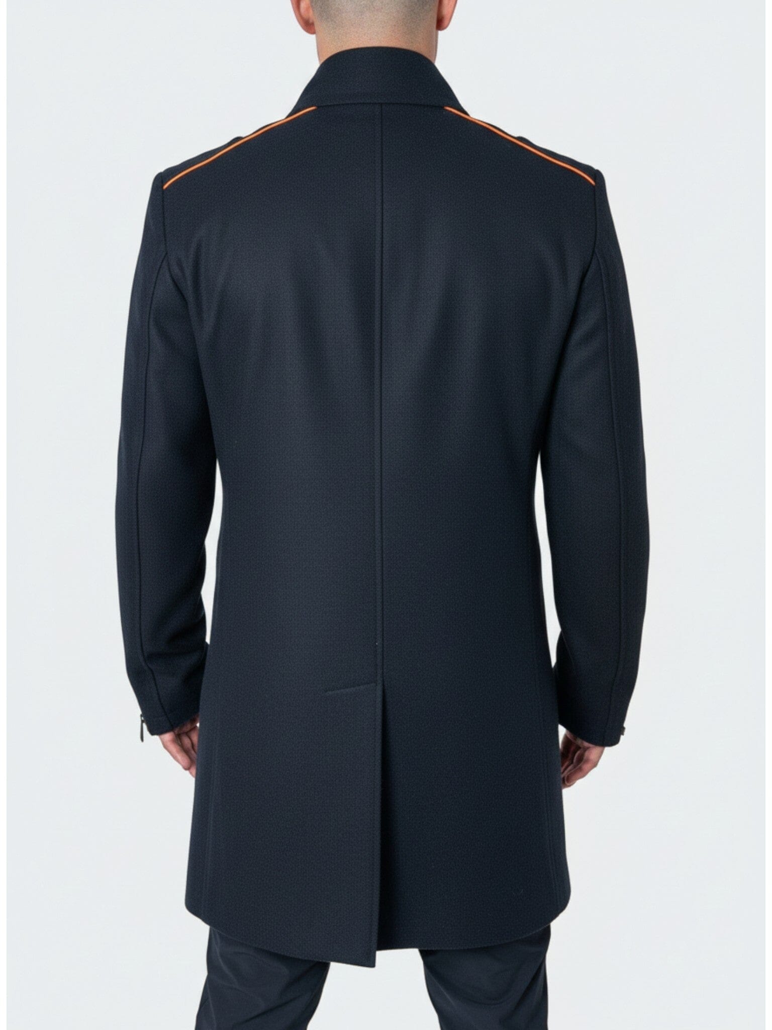 Captain Orange Blue Peacoat
