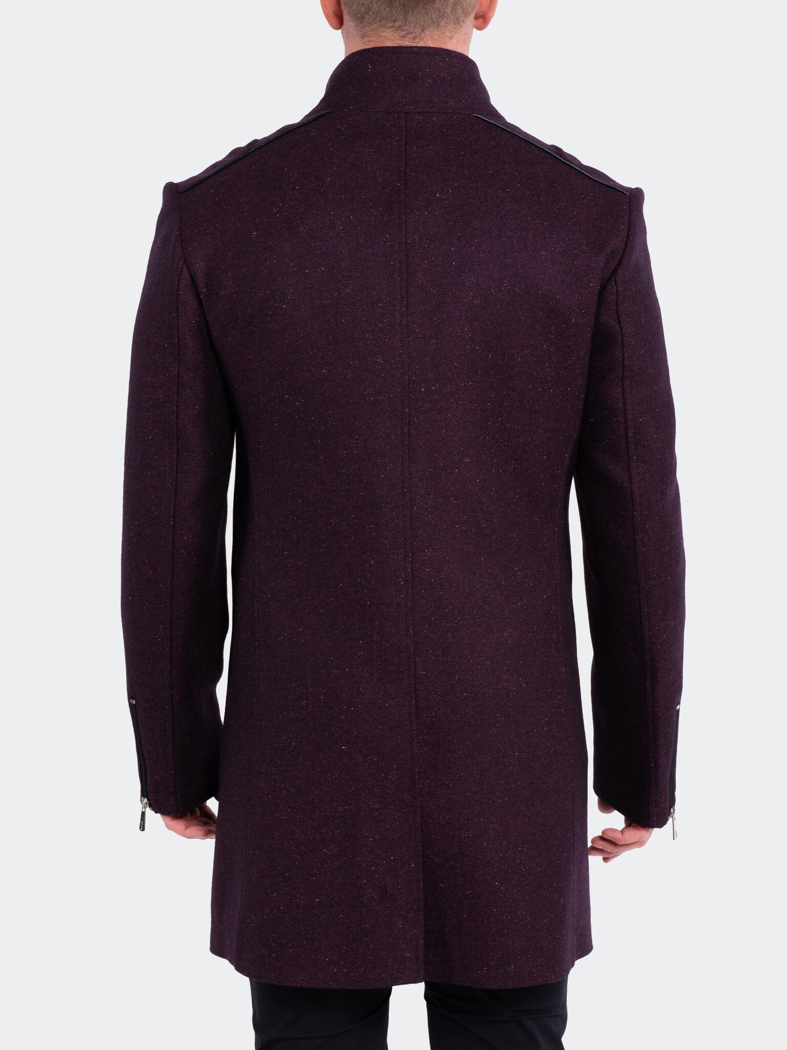 Perm Captain Red Peacoat Jacket