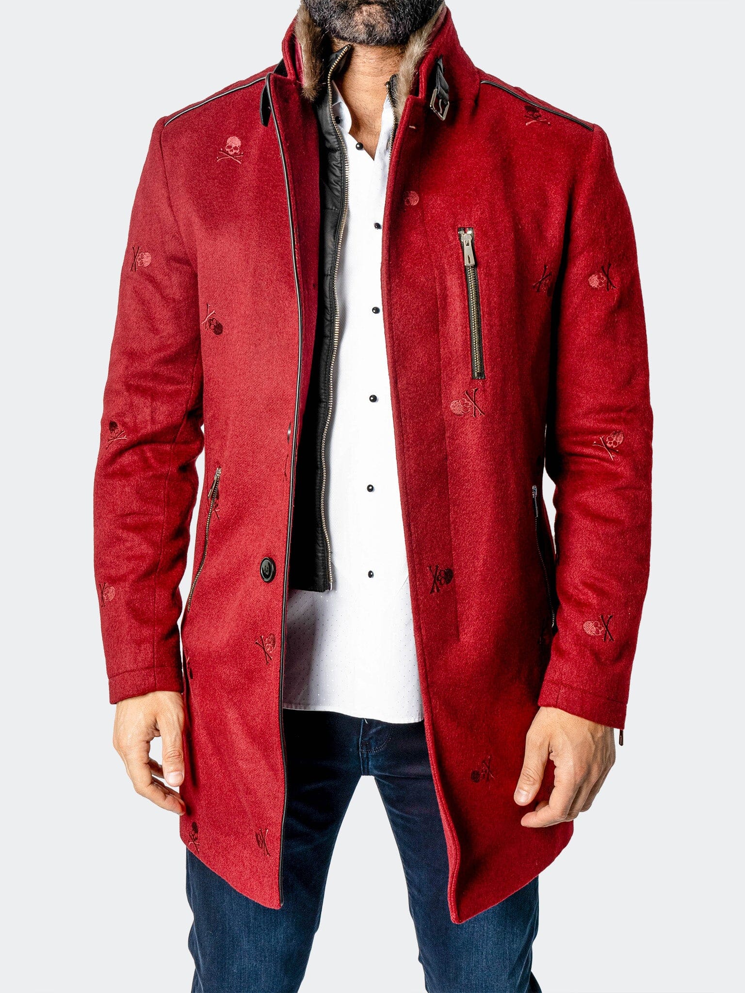 Captain Skull Red Peacoat