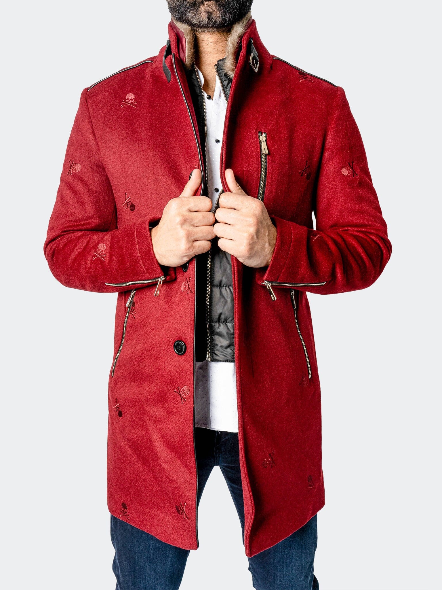 Captain Skull Red Peacoat
