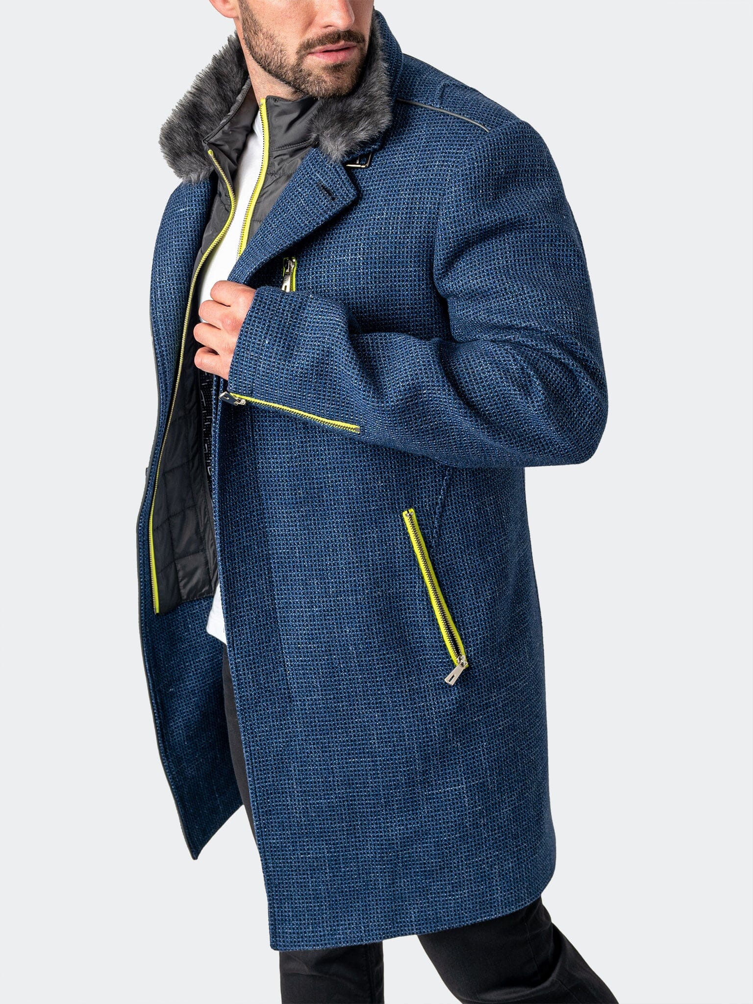 CaptainSquare Blue Peacoat