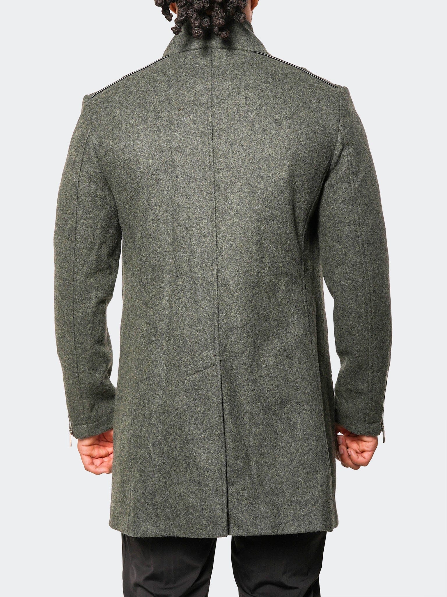 Captain Russian Green Peacoat