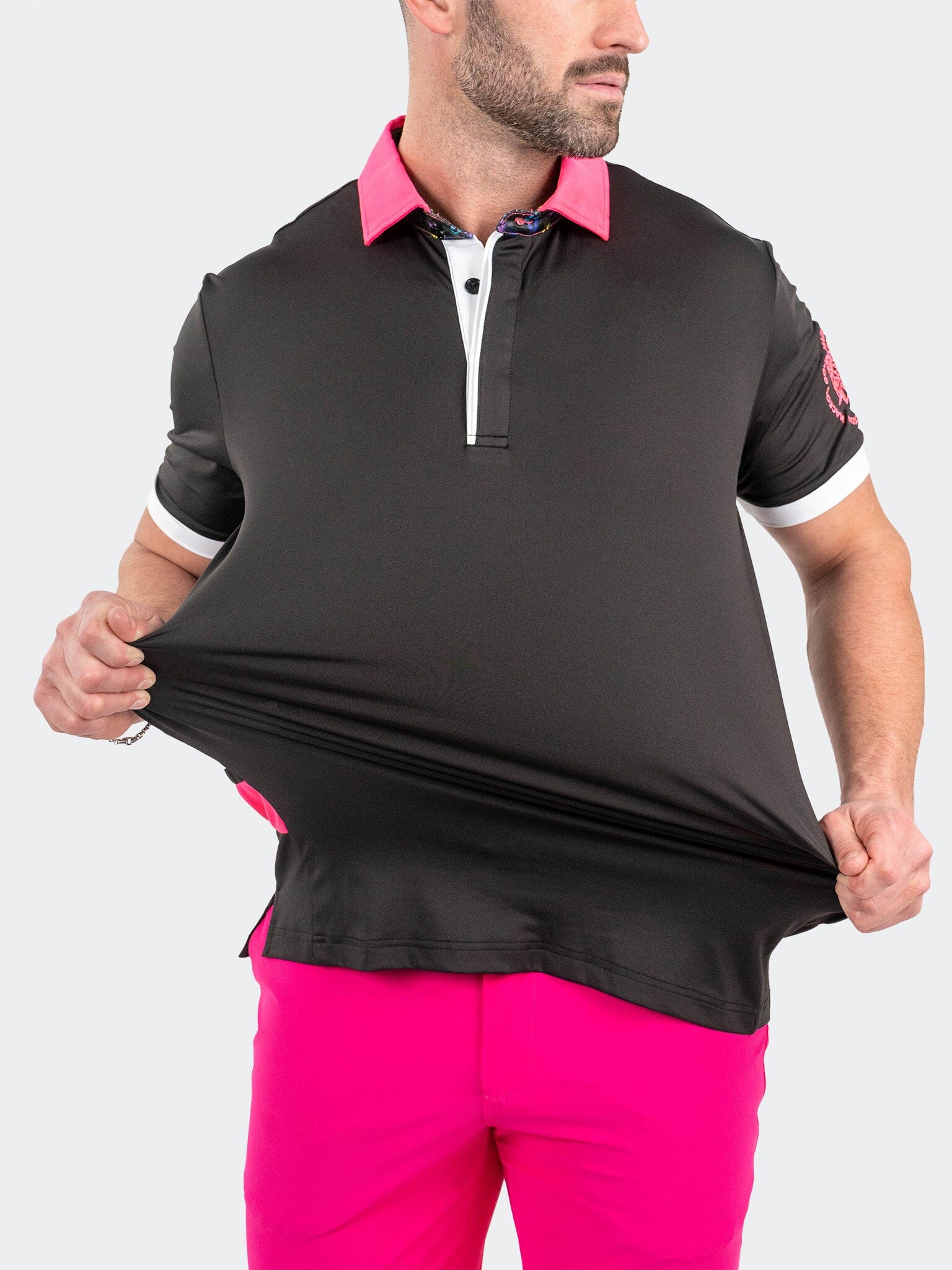 Polo ApolloNeonPink Black