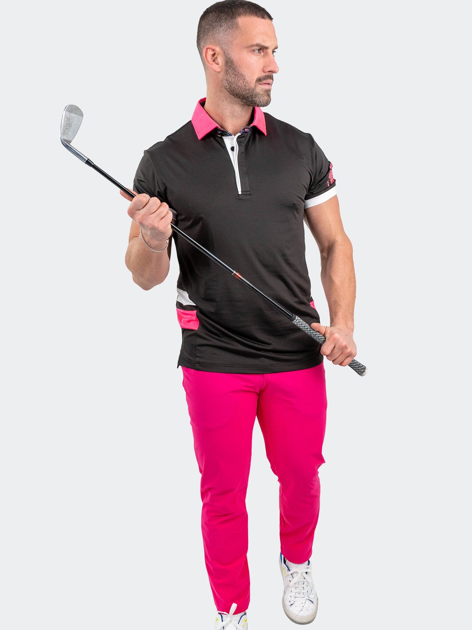 Polo ApolloNeonPink Black