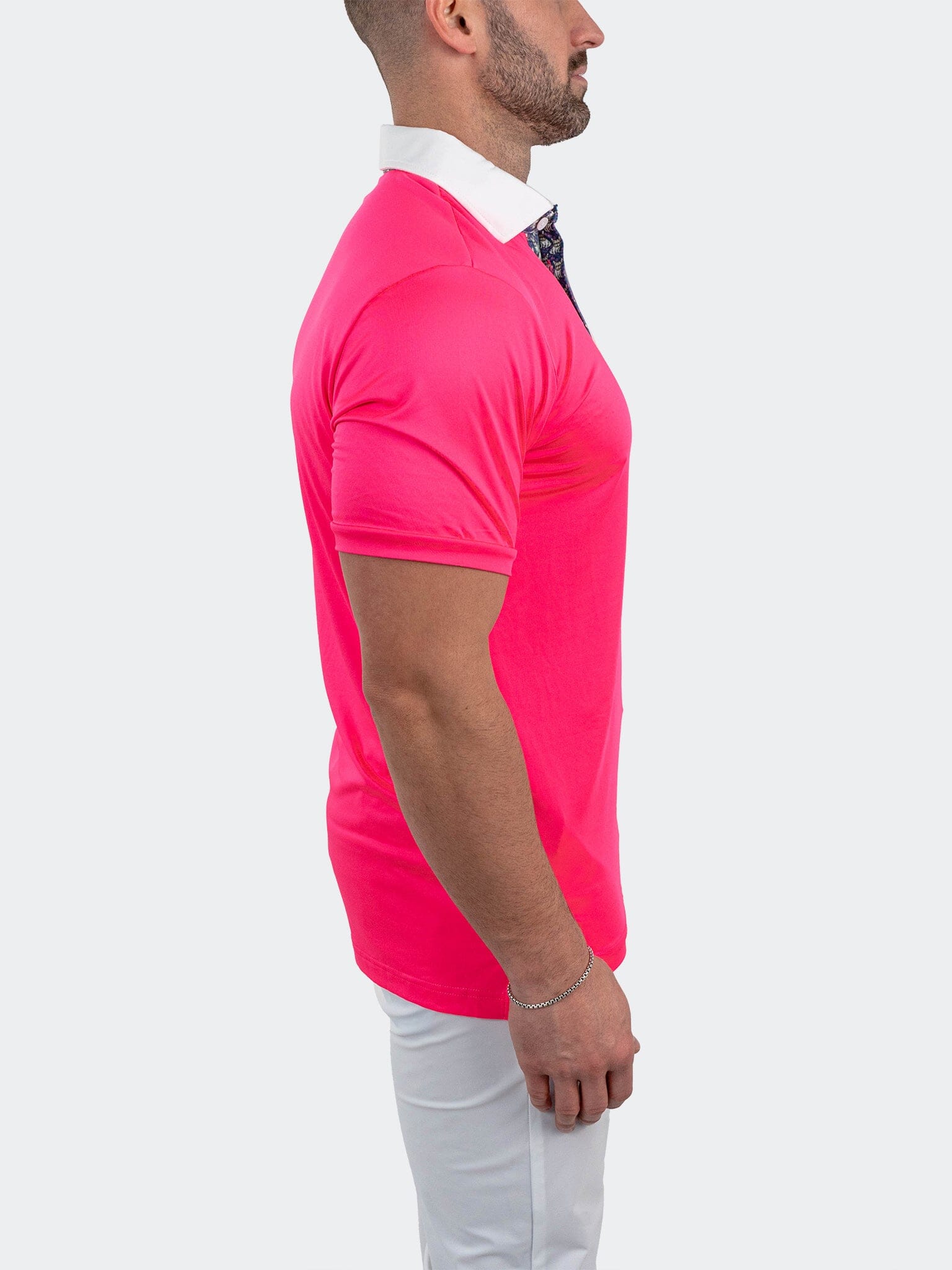 Polo ApolloSleeveNeon Pink
