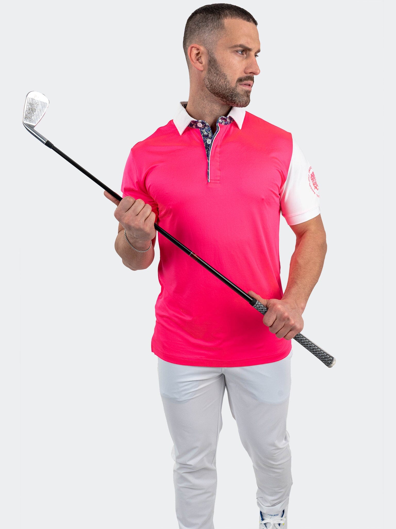 Polo ApolloSleeveNeon Pink
