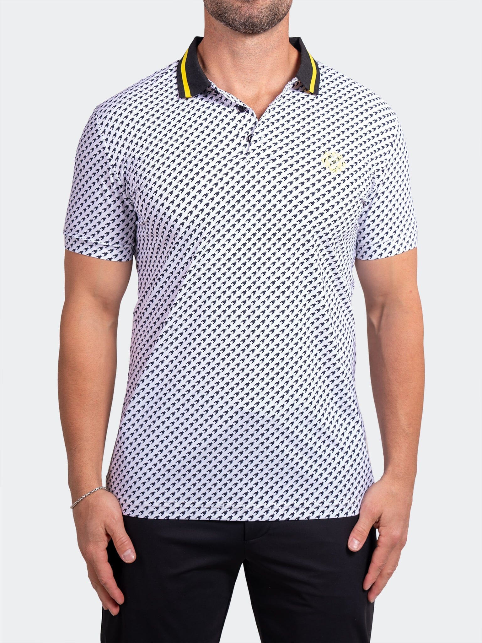 Ascension Diamond Print Polo